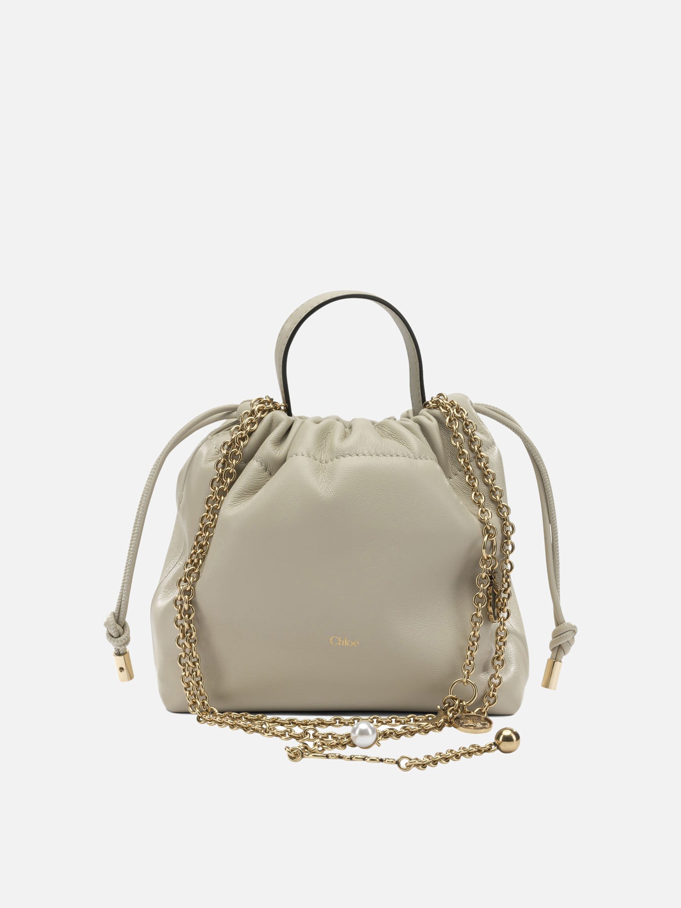 Mini bags 100% lamb leather - Other fabric: 100% calf leather  White - Chloé Women | PLP | Replica Handbags  
