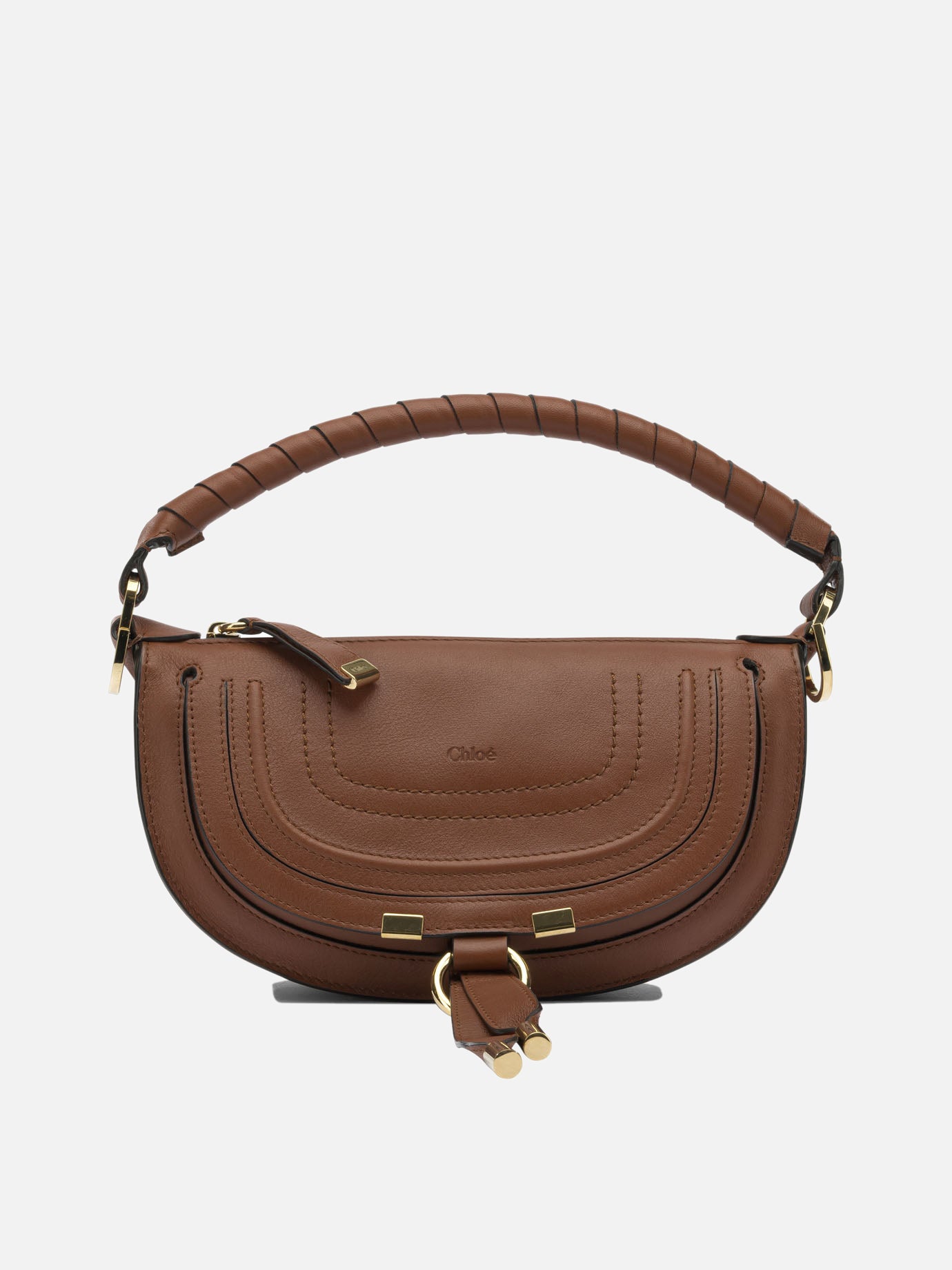 Small bags 100% calf leather - Lining: 68% linen 32% cotton  Brown - Chloé Women | PDP | Replica Handbags  | thumbnail