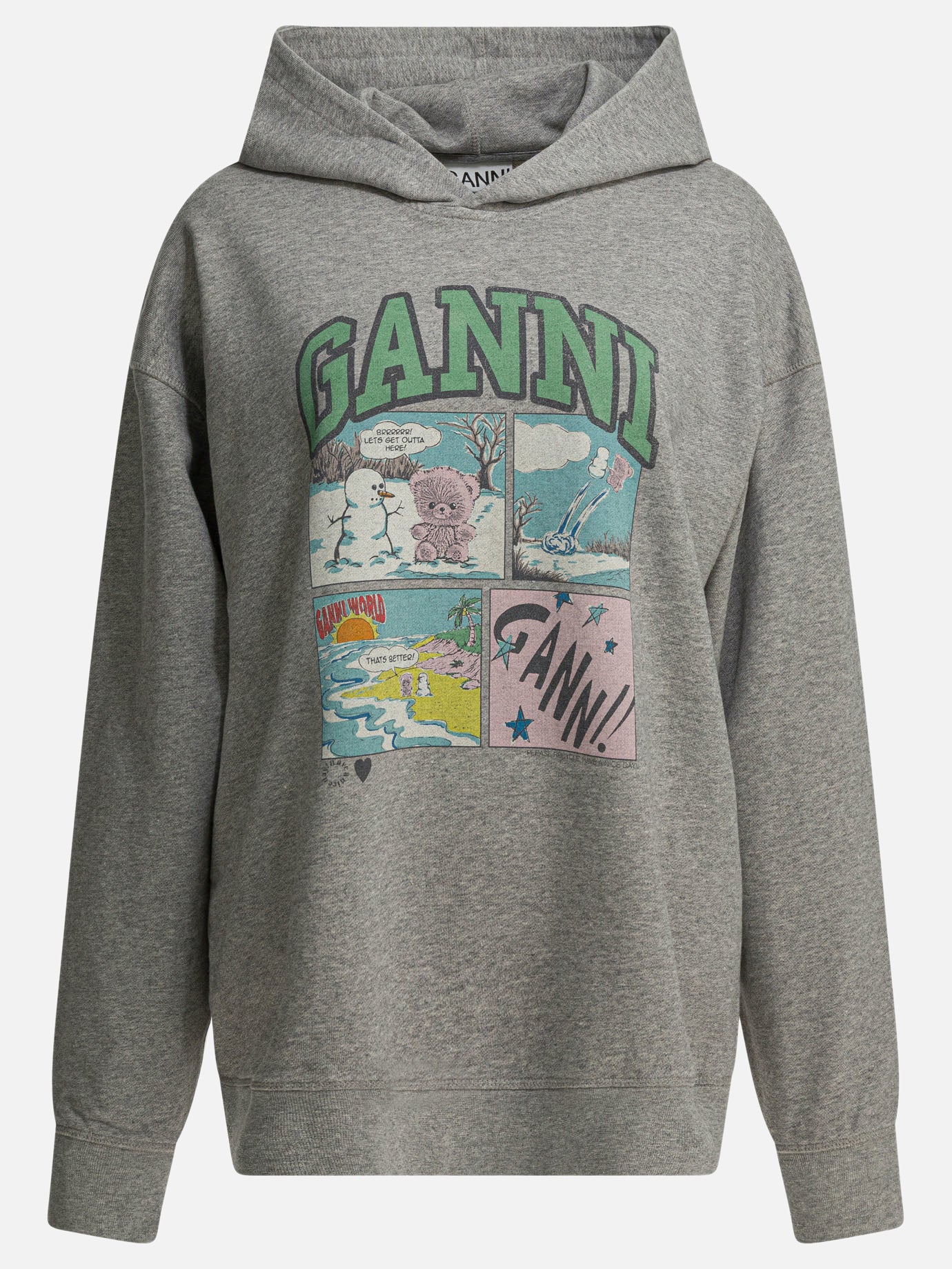 Hoodies Graphics  Grey - Ganni Women | PLP | Replica Handbags  
