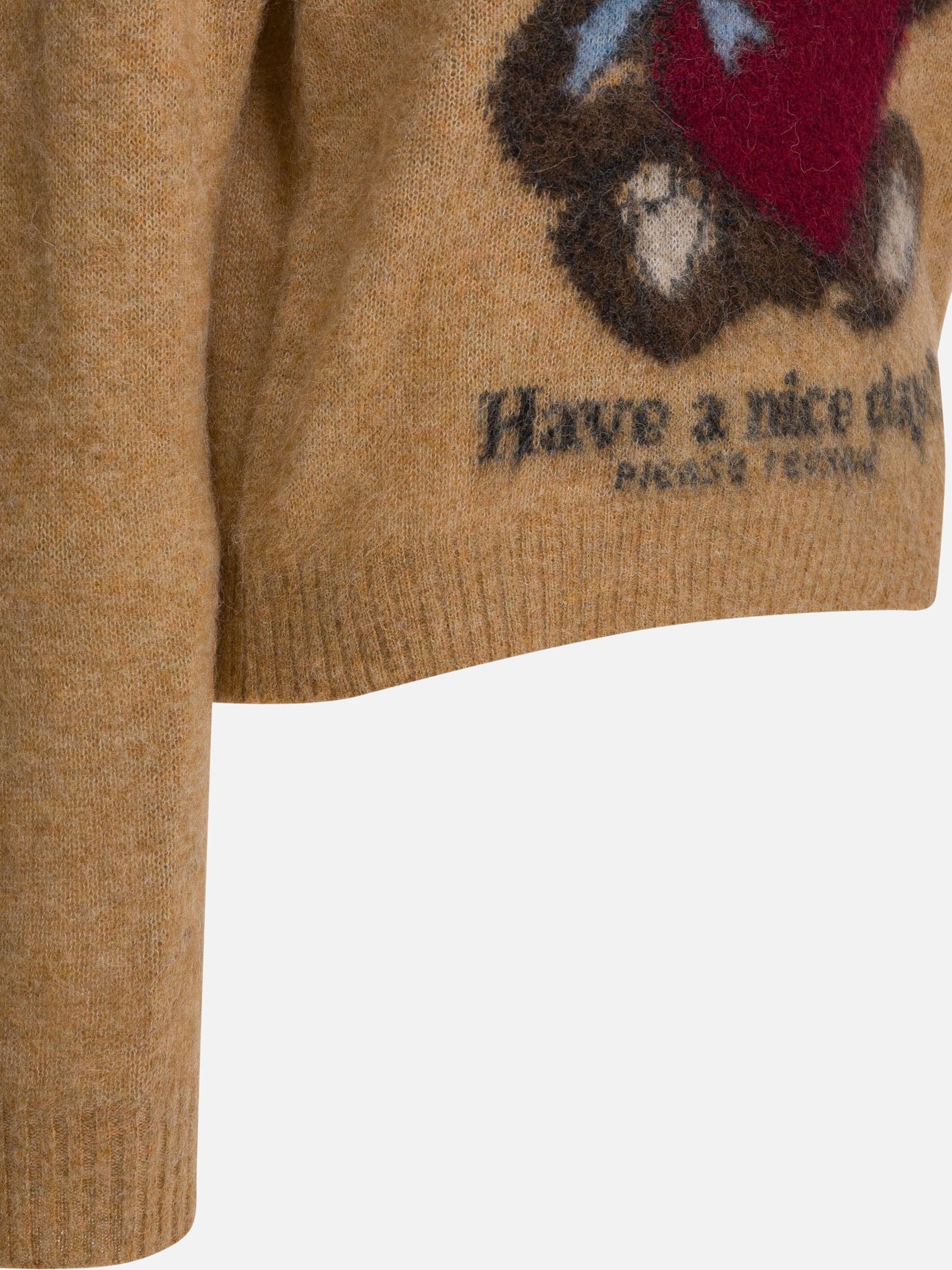 Crewneck sweaters Graphics  Beige - Ganni Women | PDP | Replica Handbags  | Zoom-Modal_4
