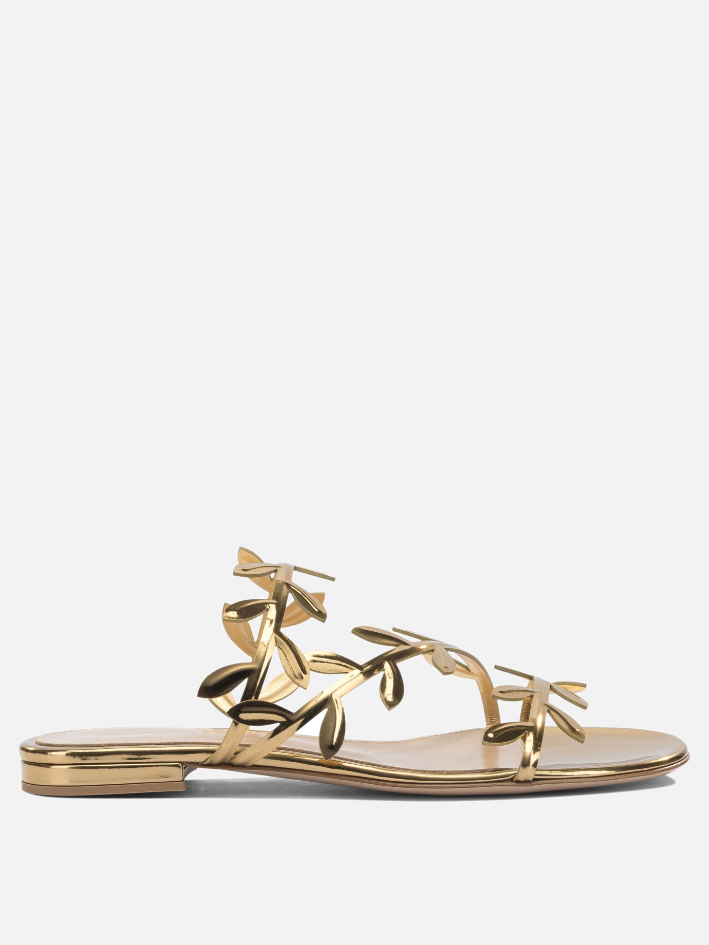 Flat sandals 100% leather - 100% leather  Gold - Gianvito Rossi Women | PLP | Replica Handbags  
