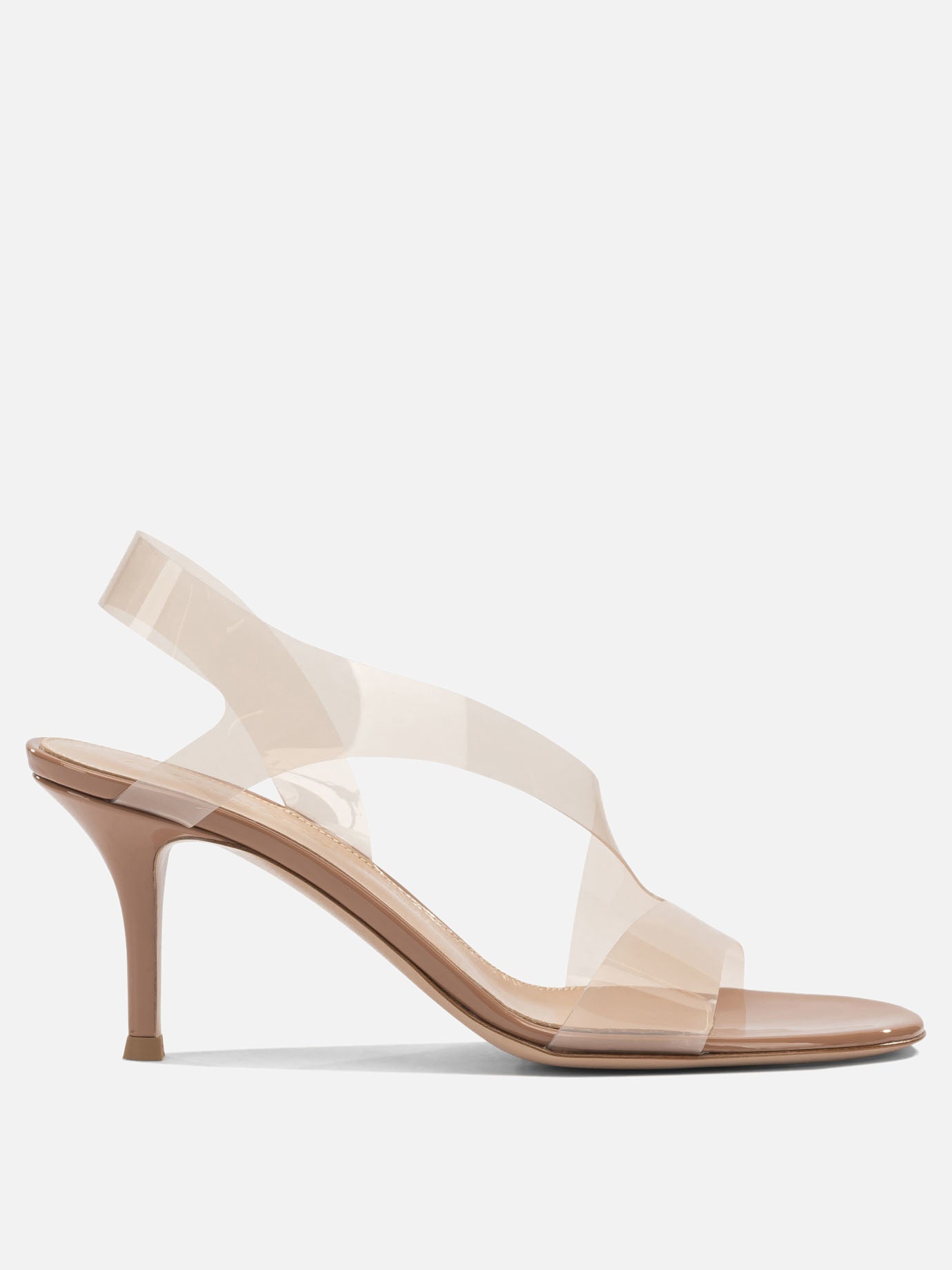 Heeled sandals 100% polyvinyl chloride - 100% leather  Beige - Gianvito Rossi Women | PLP | Replica Handbags  

