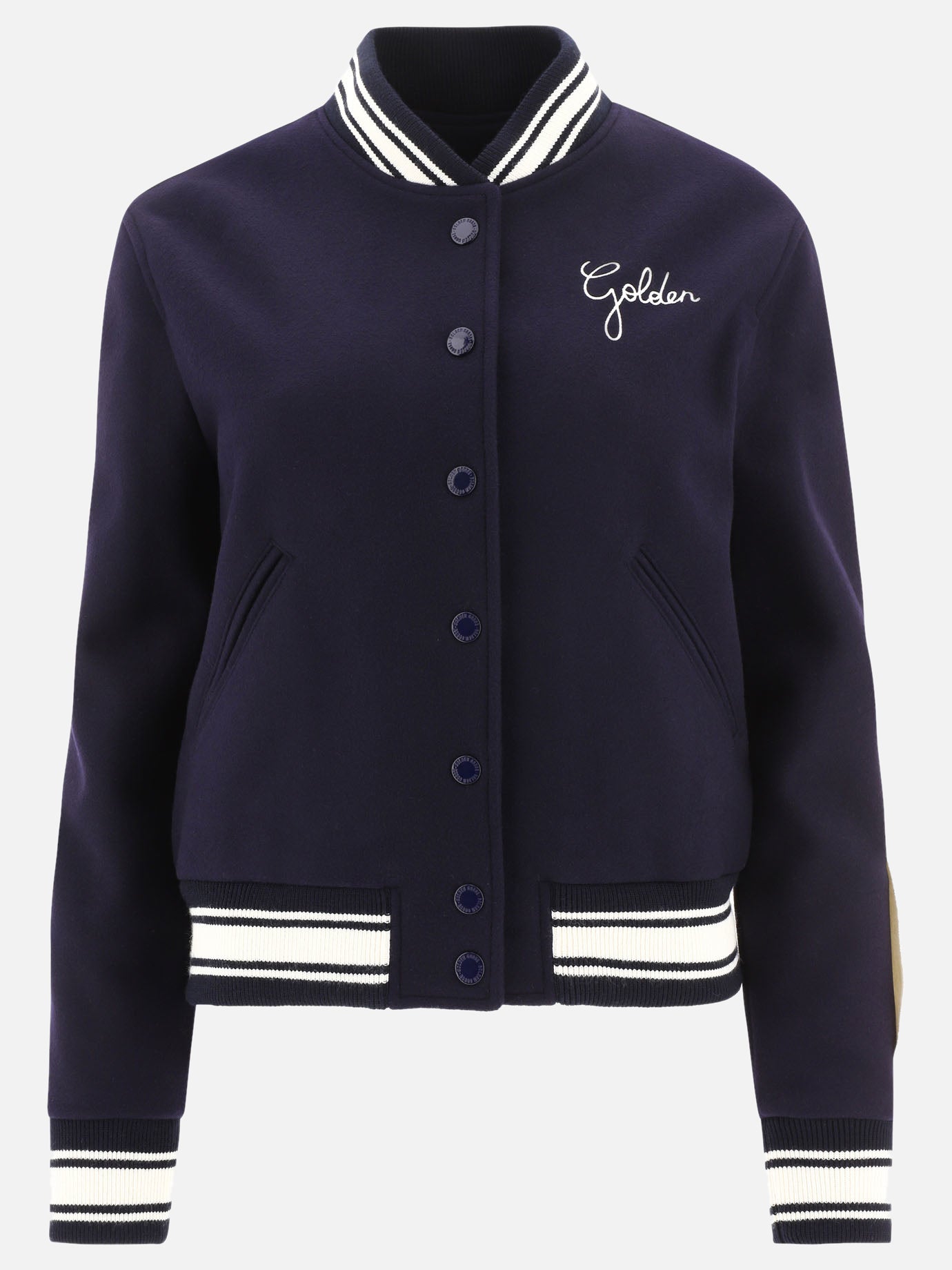 Bomber jackets Logo  Blue - Golden Goose Women | PLP | Replica Handbags  
