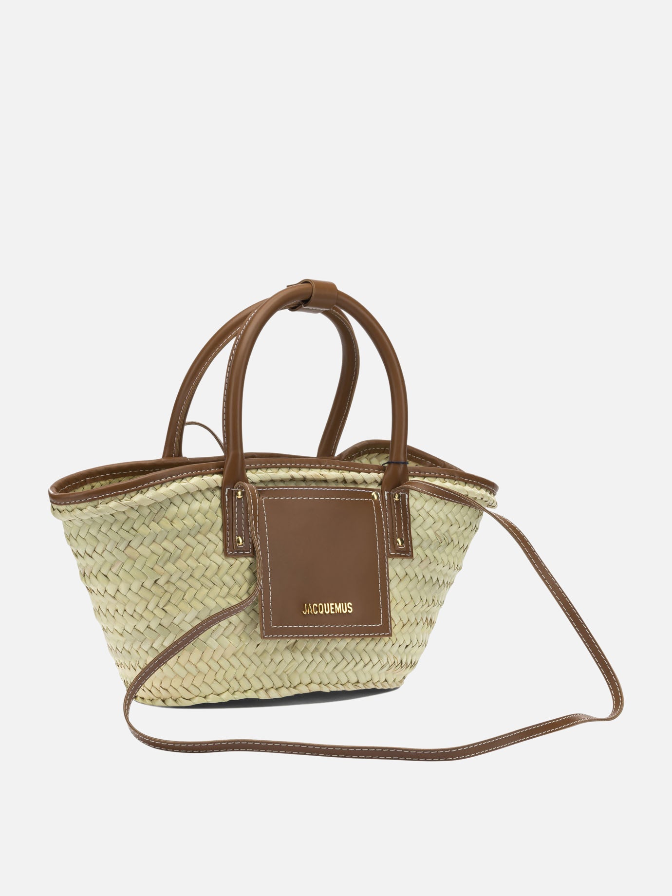 Medium bags 100% palm leaves - 100% leather  Beige - Jacquemus Women | PLP | Replica Handbags  | 2
