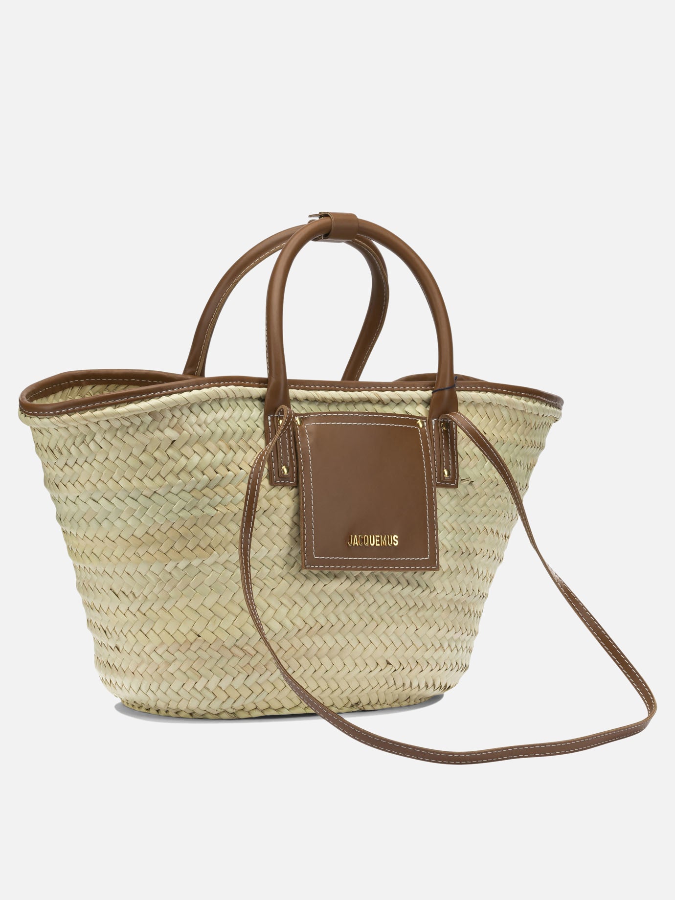 Large bags 100% palm leaves - 100% leather  Beige - Jacquemus Women | PLP | Replica Handbags  | 2
