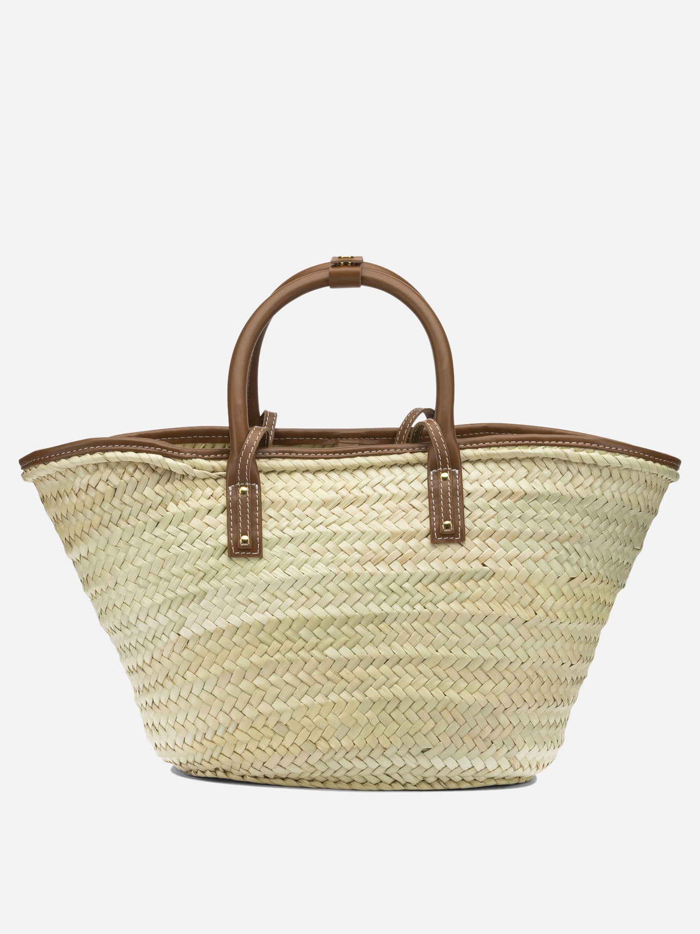 Large bags 100% palm leaves - 100% leather  Beige - Jacquemus Women | PDP | Replica Handbags  | Zoom-Modal_3
