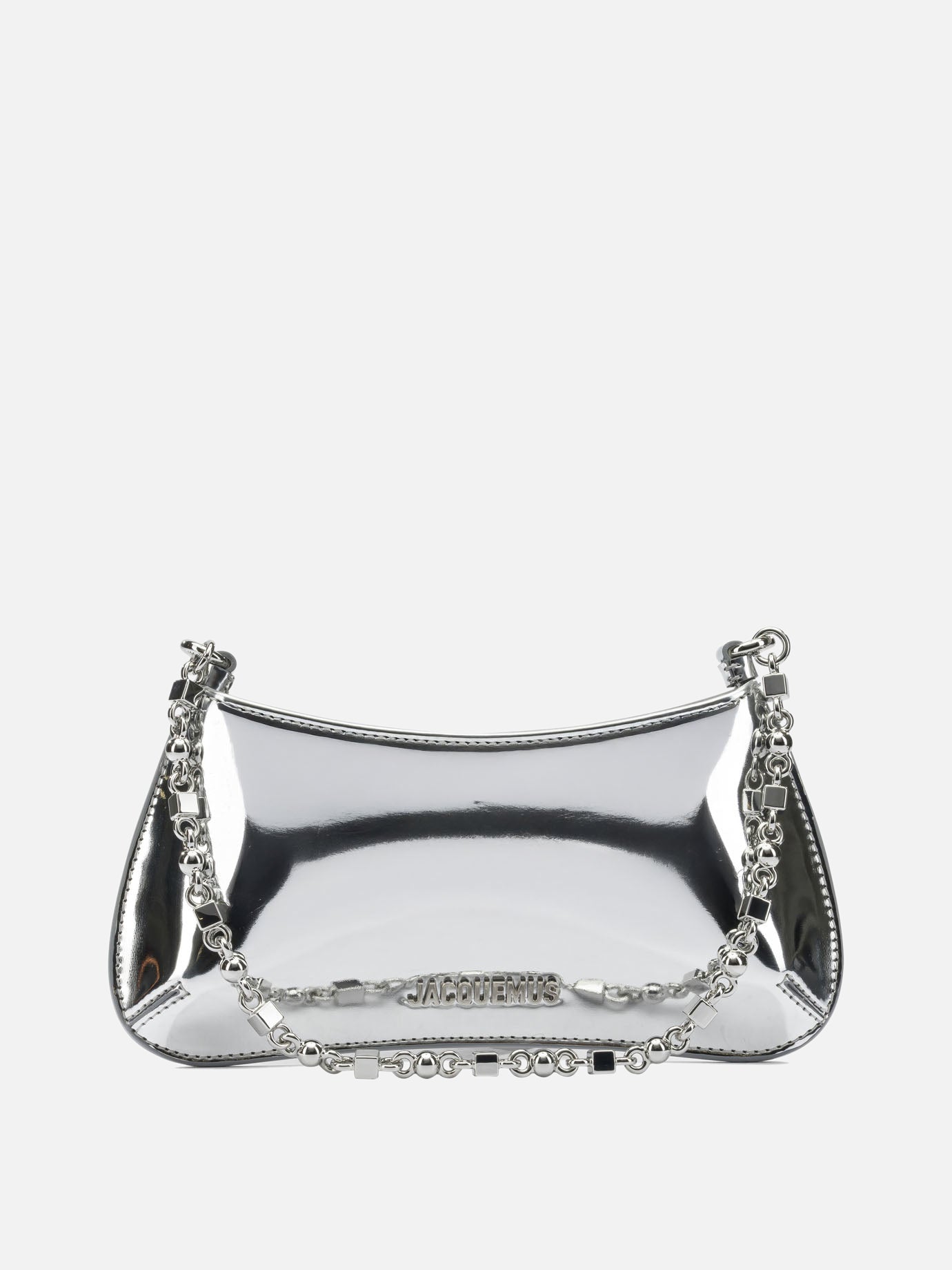 Small bags 69% polyurethane 31% polyester - Lining: 100% cotton  Silver - Jacquemus Women | PLP | Replica Handbags  

