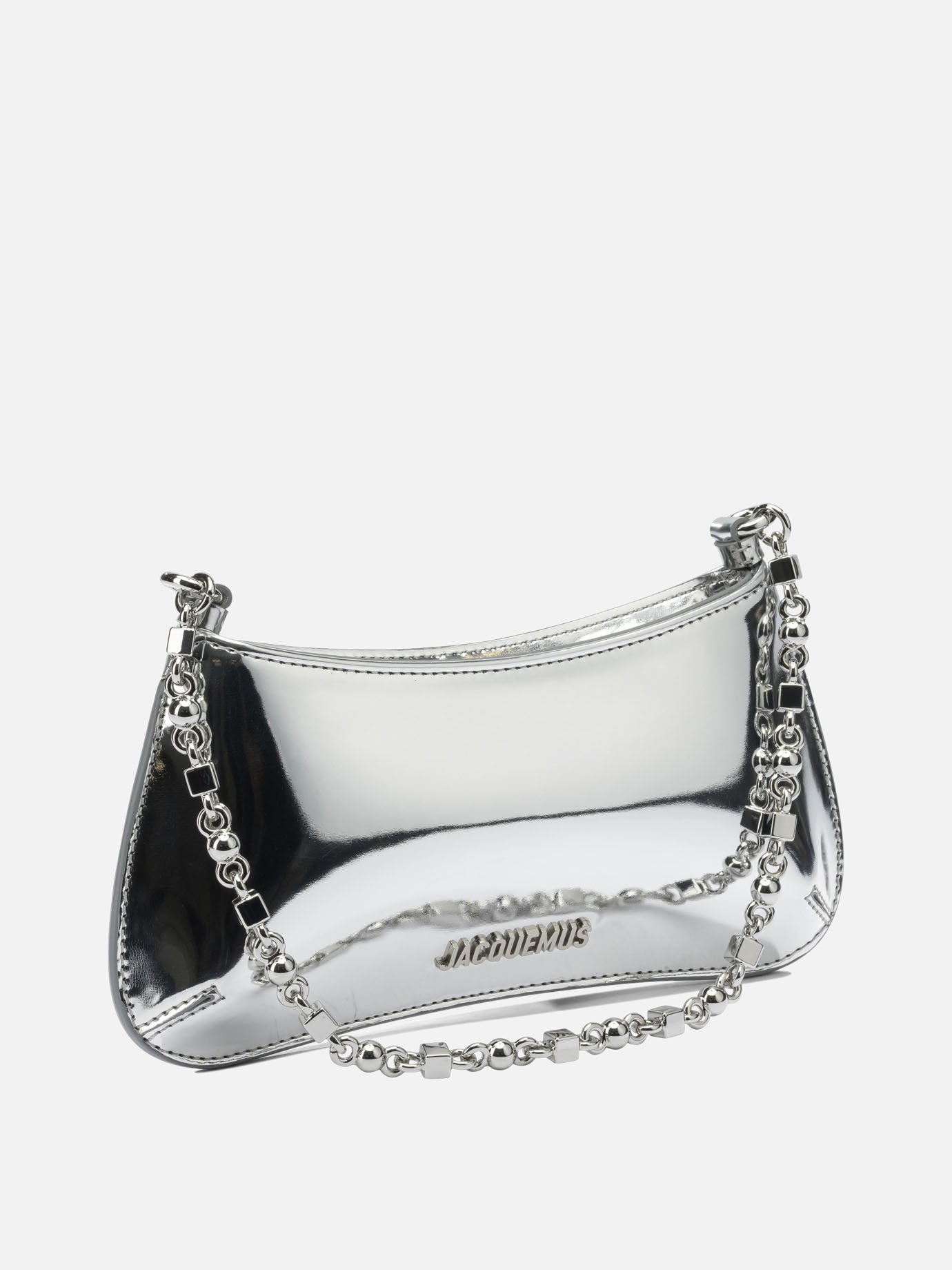 Small bags 69% polyurethane 31% polyester - Lining: 100% cotton  Silver - Jacquemus Women | PLP | Replica Handbags  | 2
