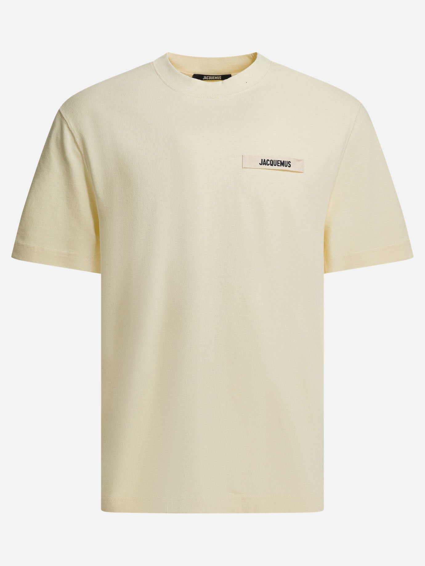 Crewneck t-shirts Logo  Beige - Jacquemus Men | PDP | Replica Handbags  
