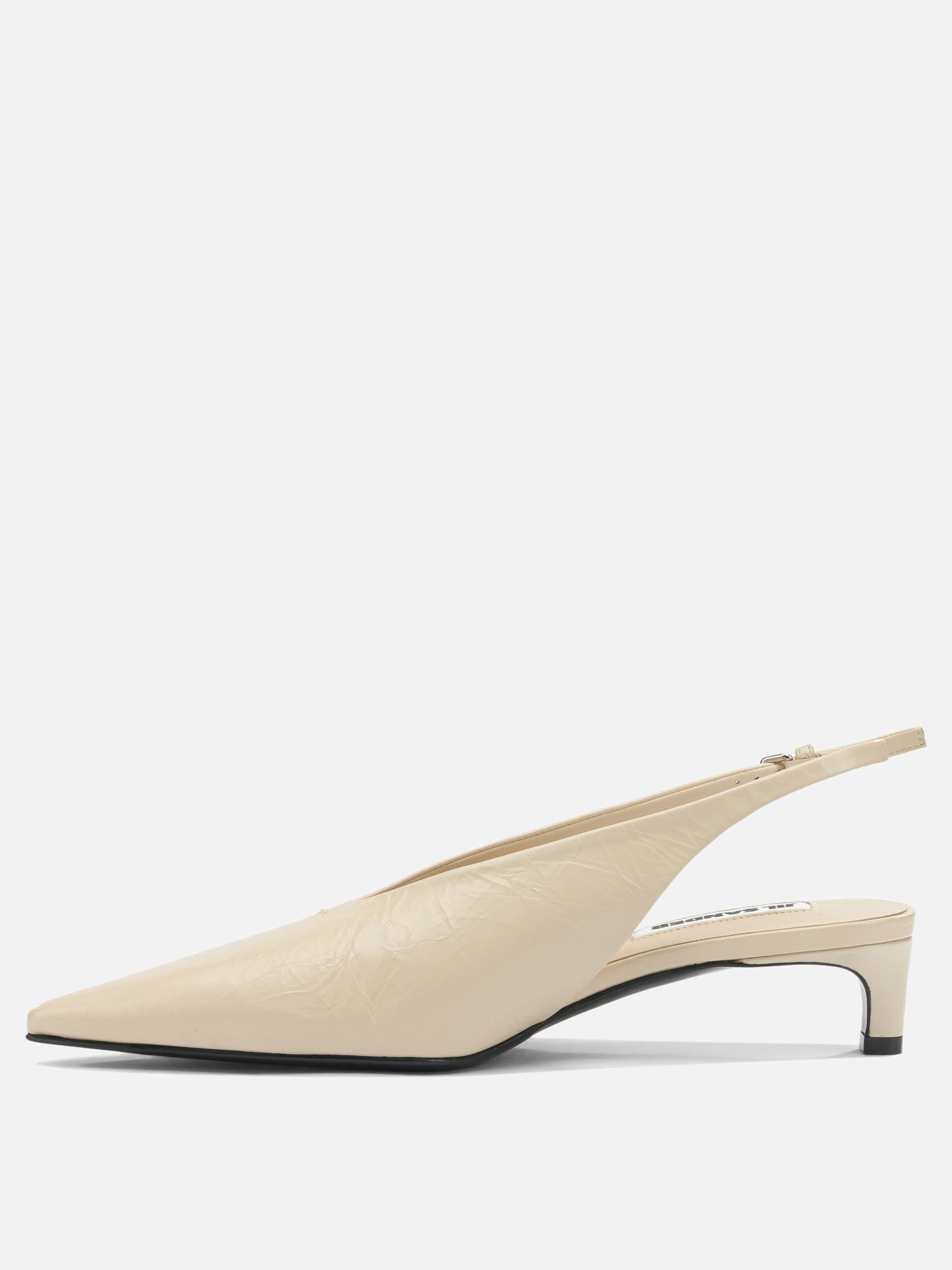 Slingbacks 100% calf leather - 100% calf leather  Beige - Jil Sander Women | PDP | Replica Handbags  | Zoom-Modal_3

