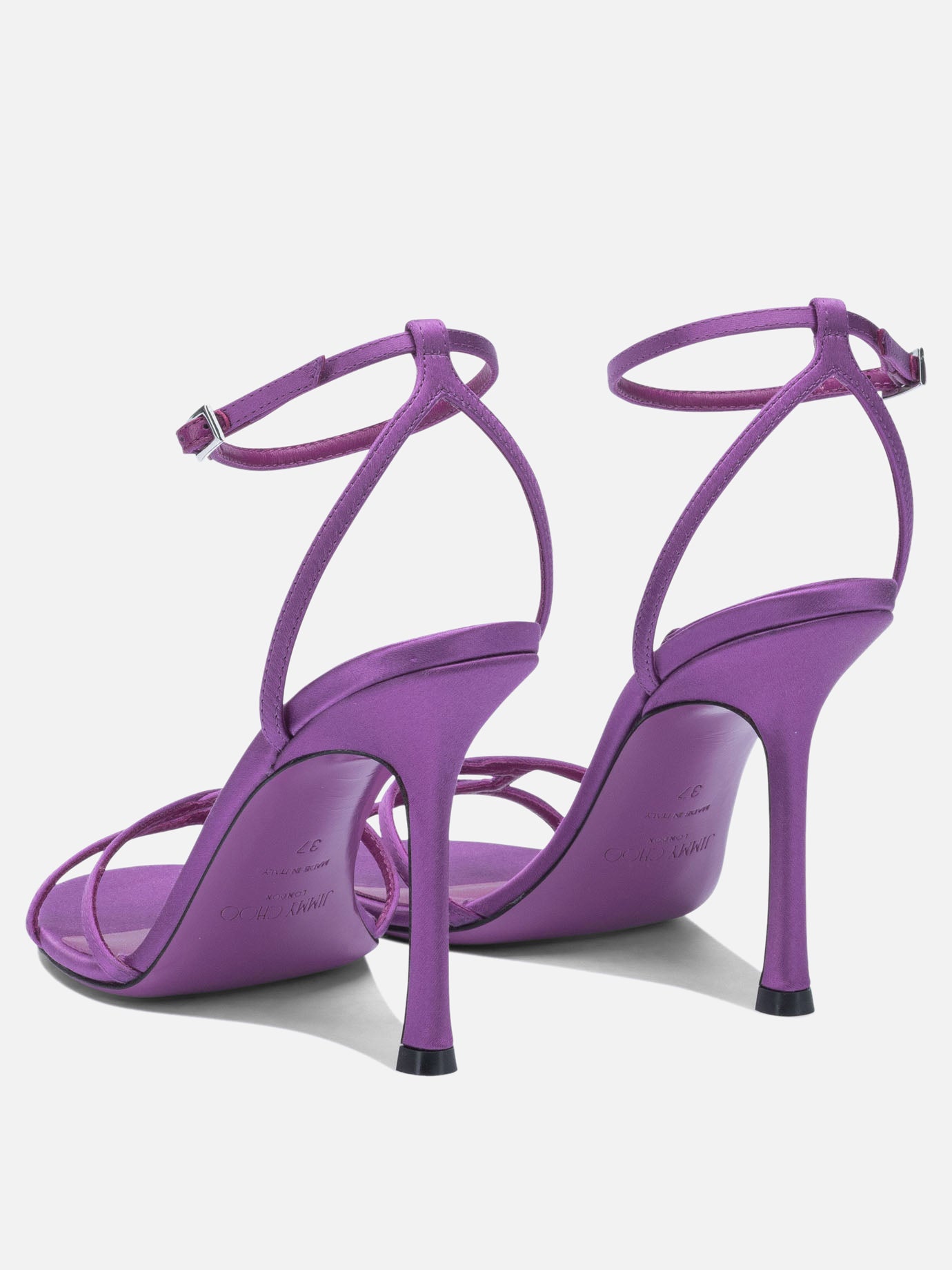 Heeled sandals 1998 LEO 100  Purple - Jimmy Choo Women | PDP | Replica Handbags  | Zoom-Modal_4
