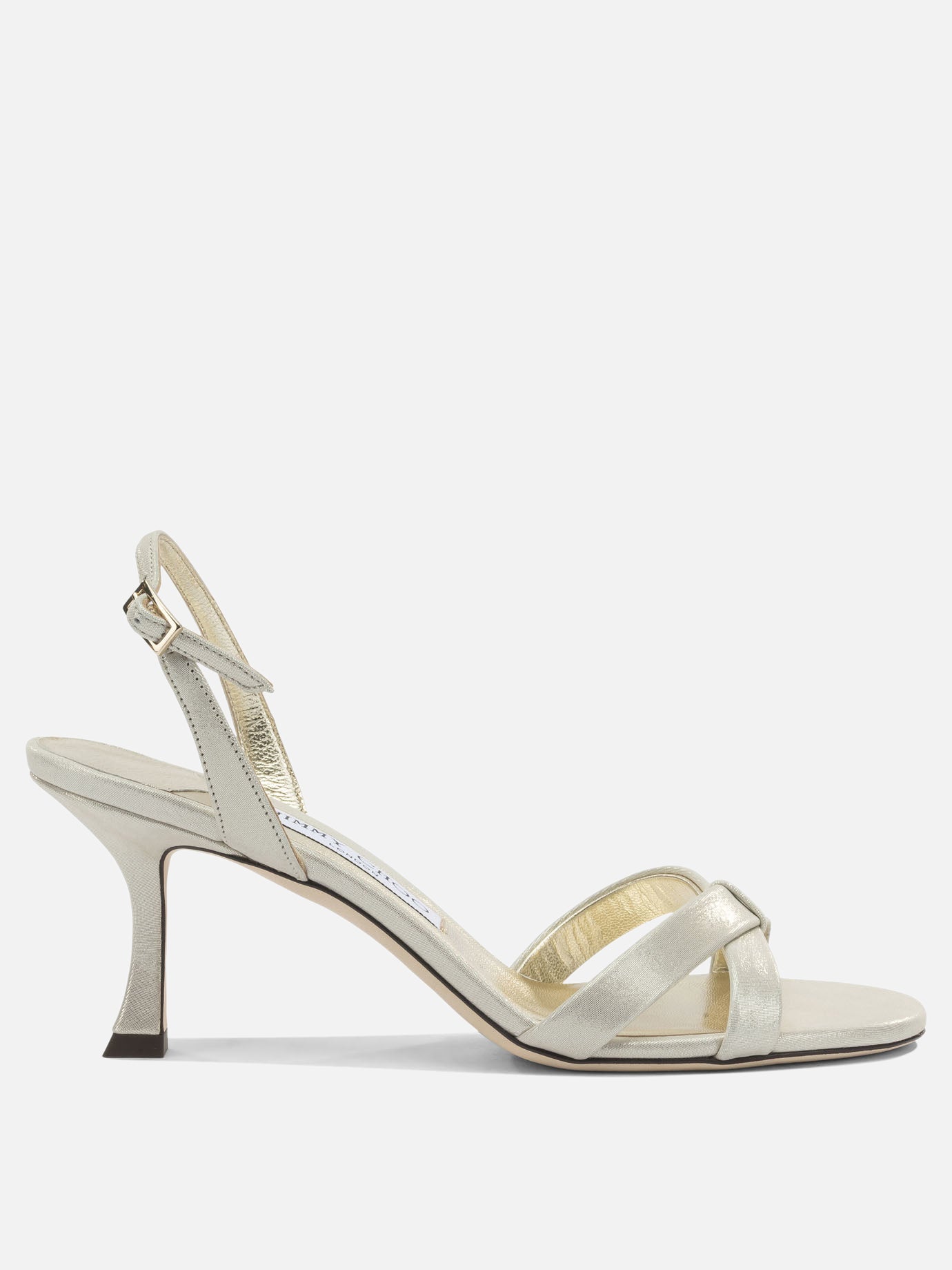 Heeled sandals 86% leather 5% salpa 4% plastic 5% metal - 100% calf  Gold - Jimmy Choo Women | PLP | Replica Handbags  
