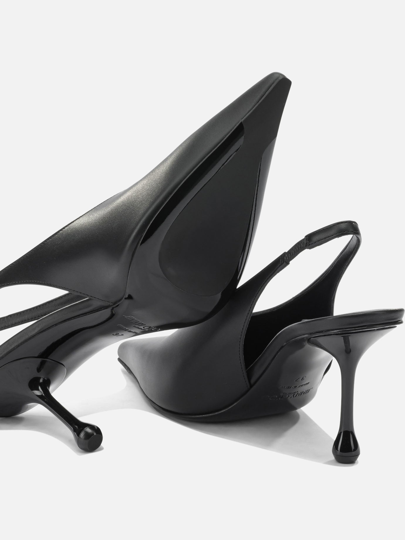 Slingbacks 87% leather 5% salpa 5% plastic 3% metal - 50% calf 50% rubber  Black - Jimmy Choo Women | PDP | Replica Handbags  | thumbnail_5