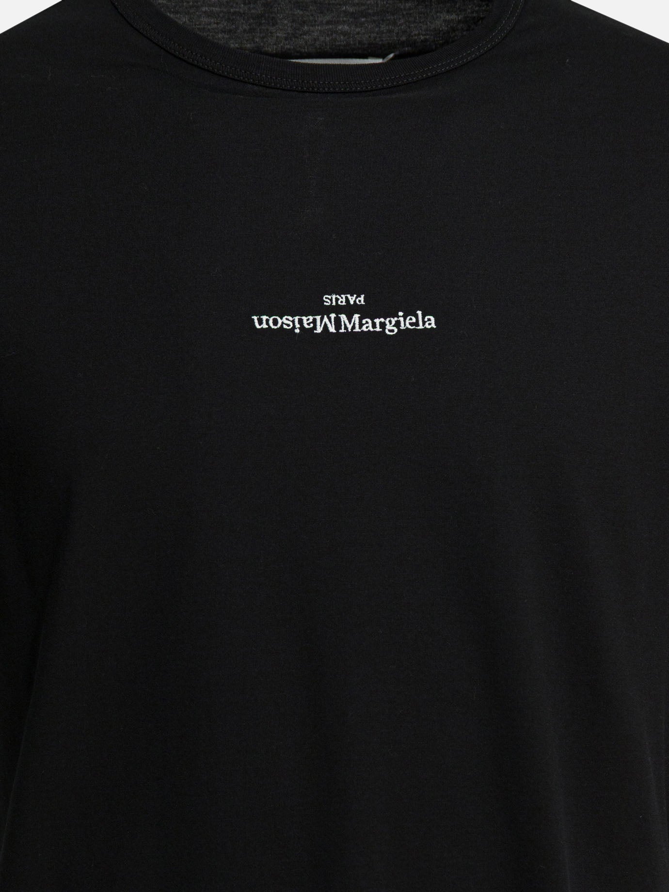 Crewneck t-shirts Logo  Black - Maison Margiela Men | PDP | Replica Handbags  | thumbnail_3