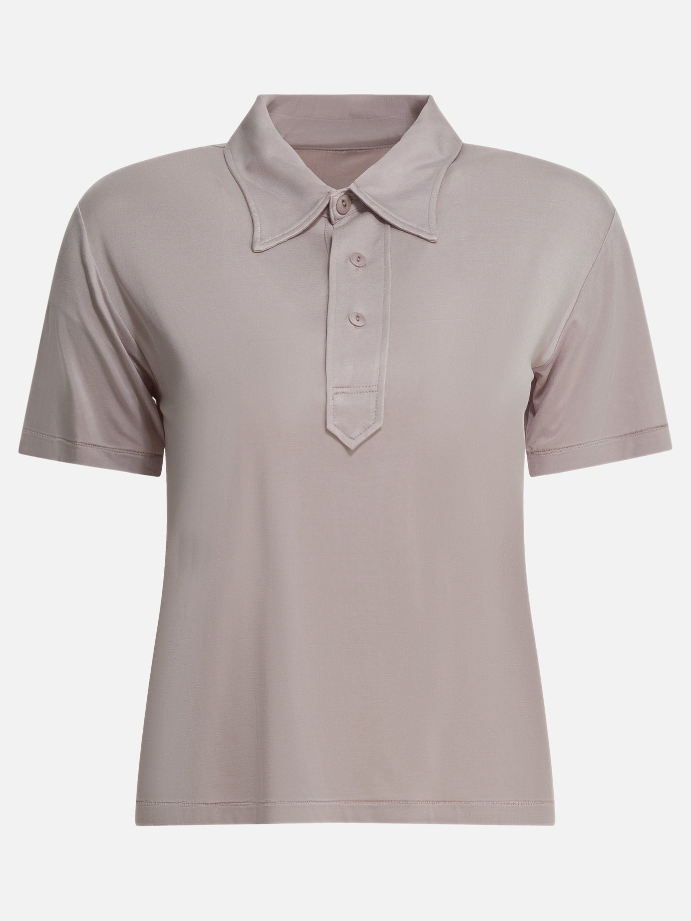 Polo shirts with buttons Solid colour  Pink - Maison Margiela Women | PDP | Replica Handbags  | thumbnail
