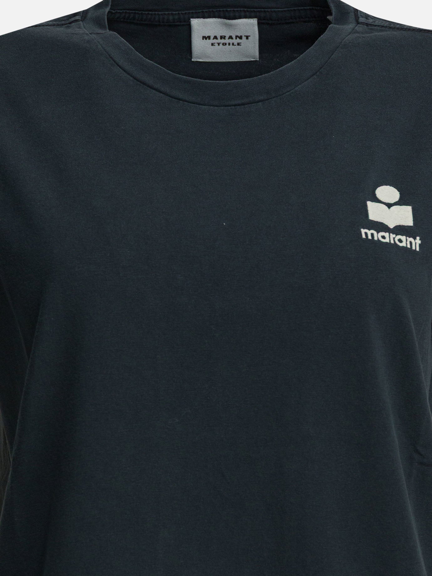 Crewneck t-shirts Solid colour  Blue - Marant Étoile Women | PDP | Replica Handbags  | thumbnail_3