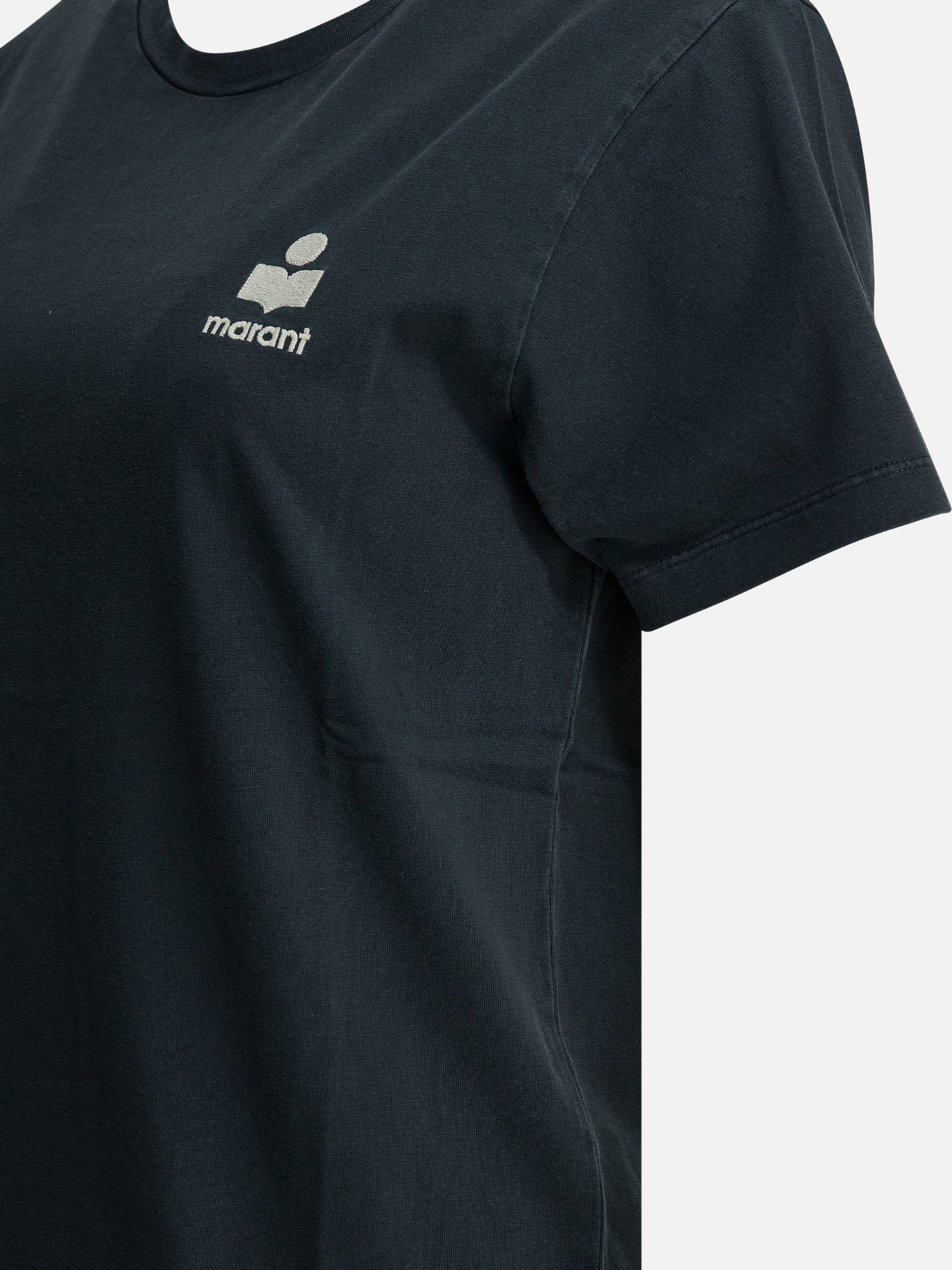 Crewneck t-shirts Solid colour  Blue - Marant Étoile Women | PDP | Replica Handbags  | thumbnail_4