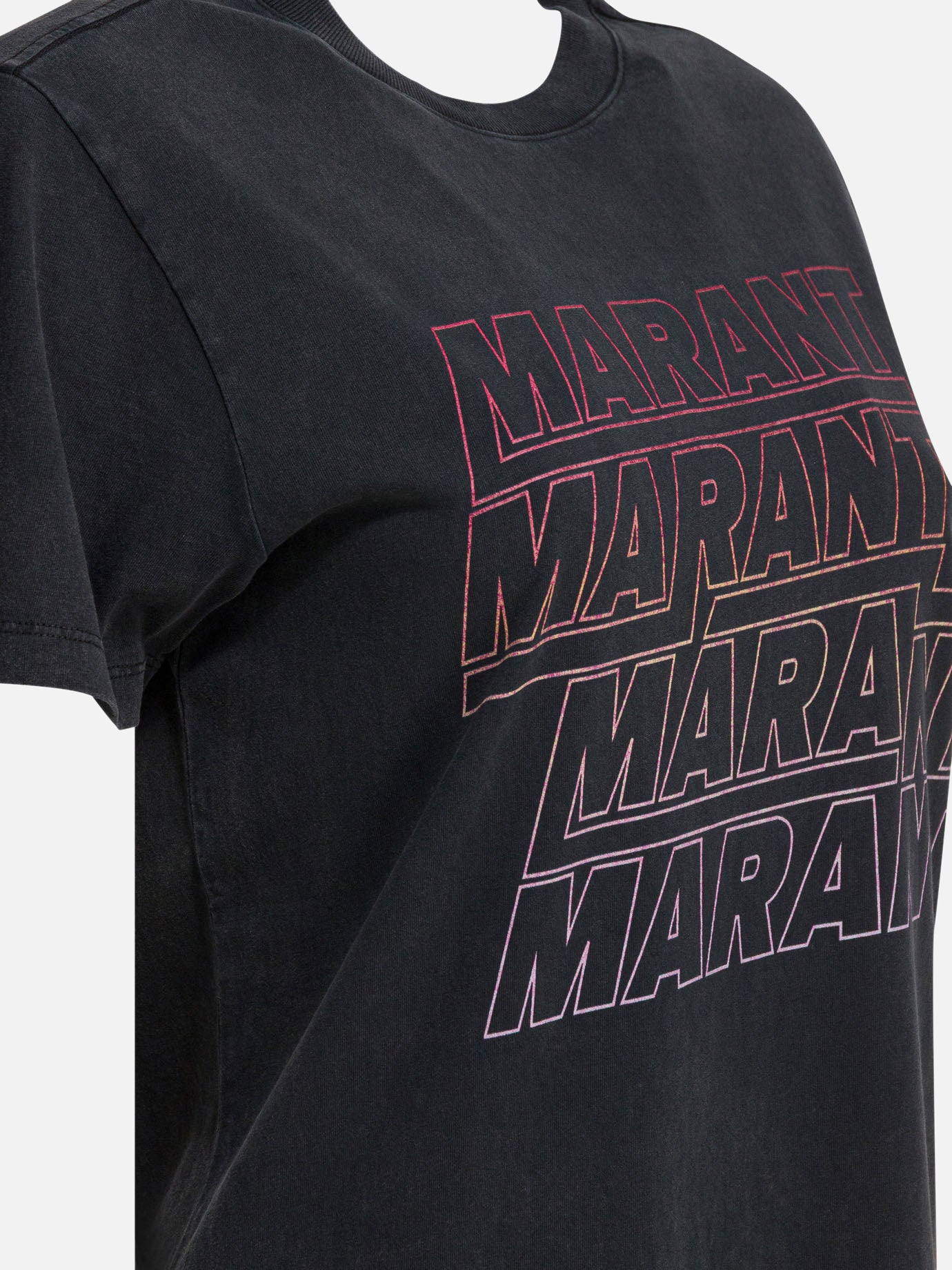 Crewneck t-shirts Graphics  Black - Marant Étoile Women | PDP | Replica Handbags  | thumbnail_4