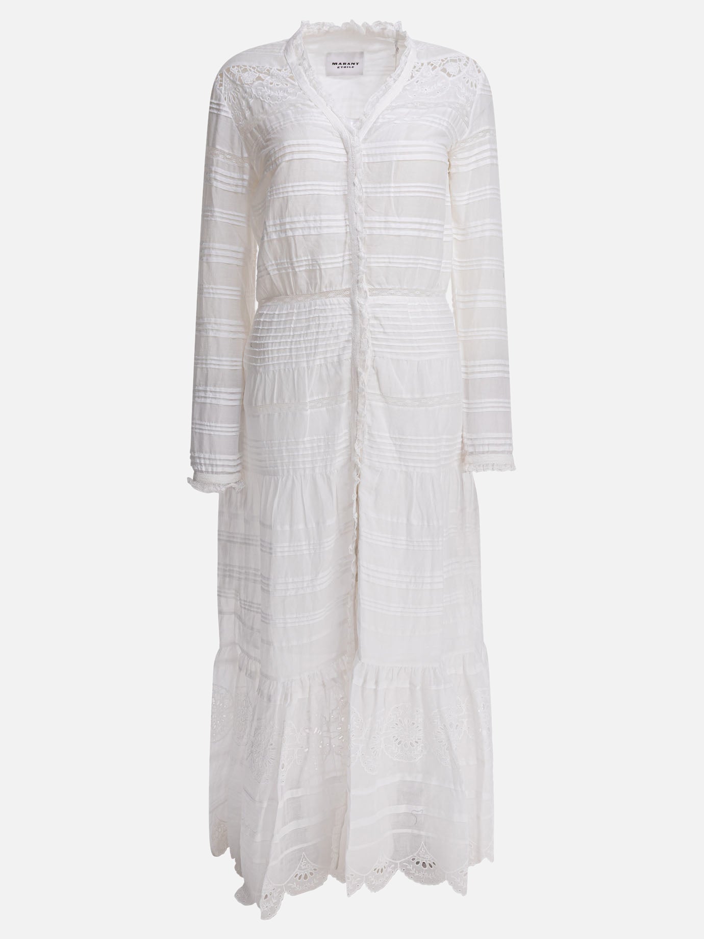 Long dresses Embroidered  White - Marant Étoile Women | PLP | Replica Handbags  
