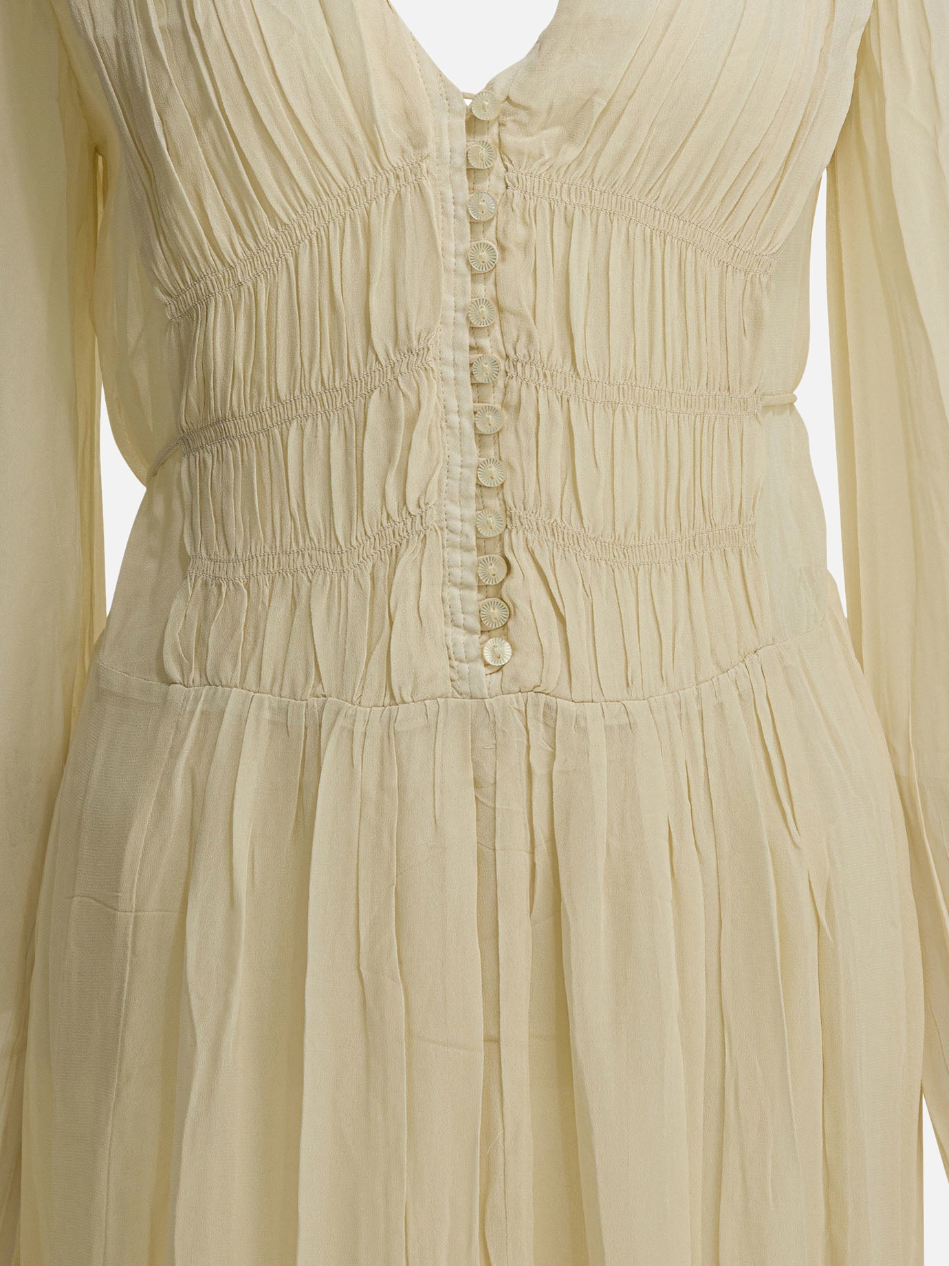 Long dresses Solid colour  Beige - Marant Étoile Women | PDP | Replica Handbags  | Zoom-Modal_4
