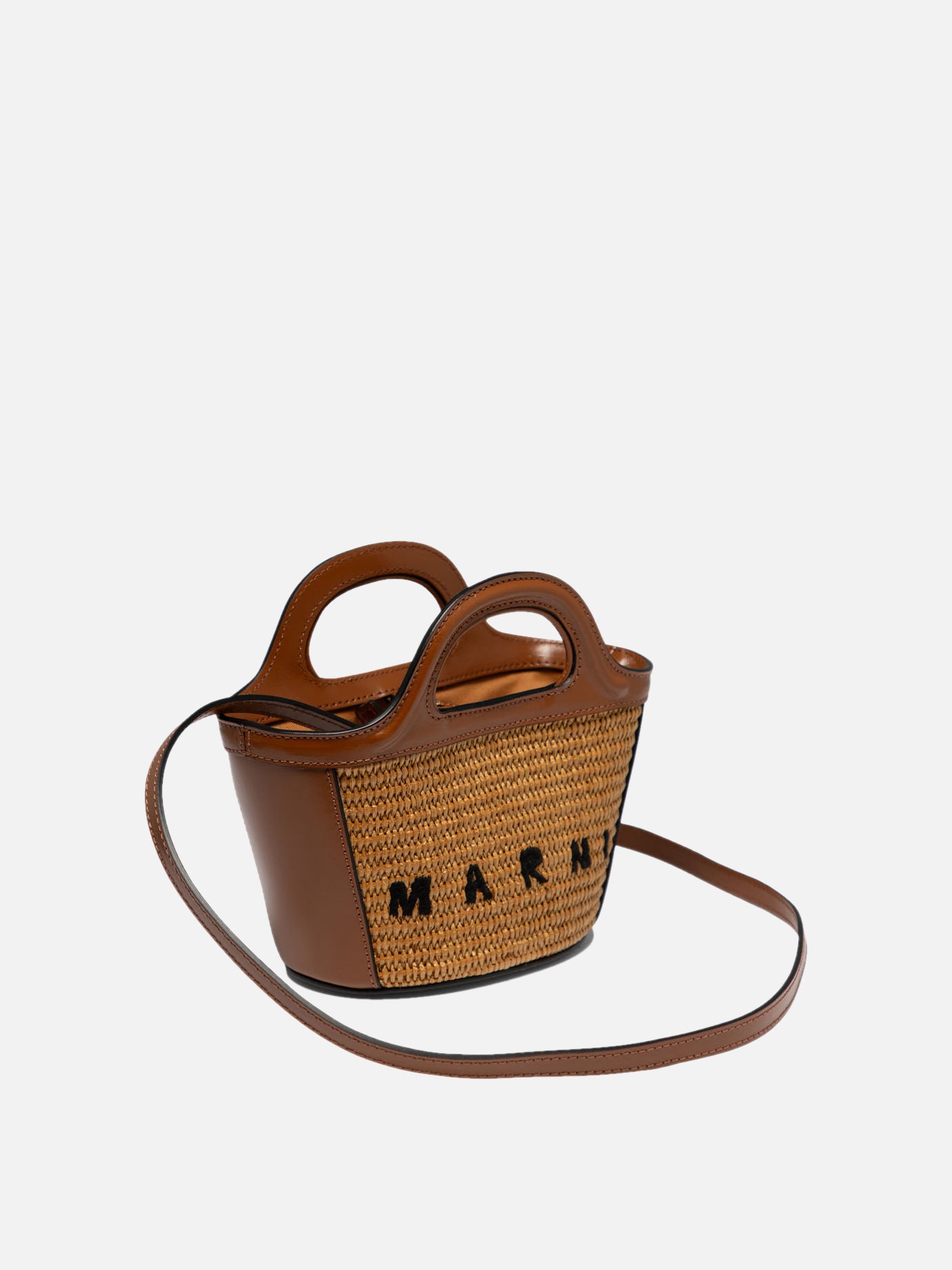 Small bags 52% cotton 48% polyamide  Beige - Marni Women | PDP | Replica Handbags  | Zoom-Modal_2
