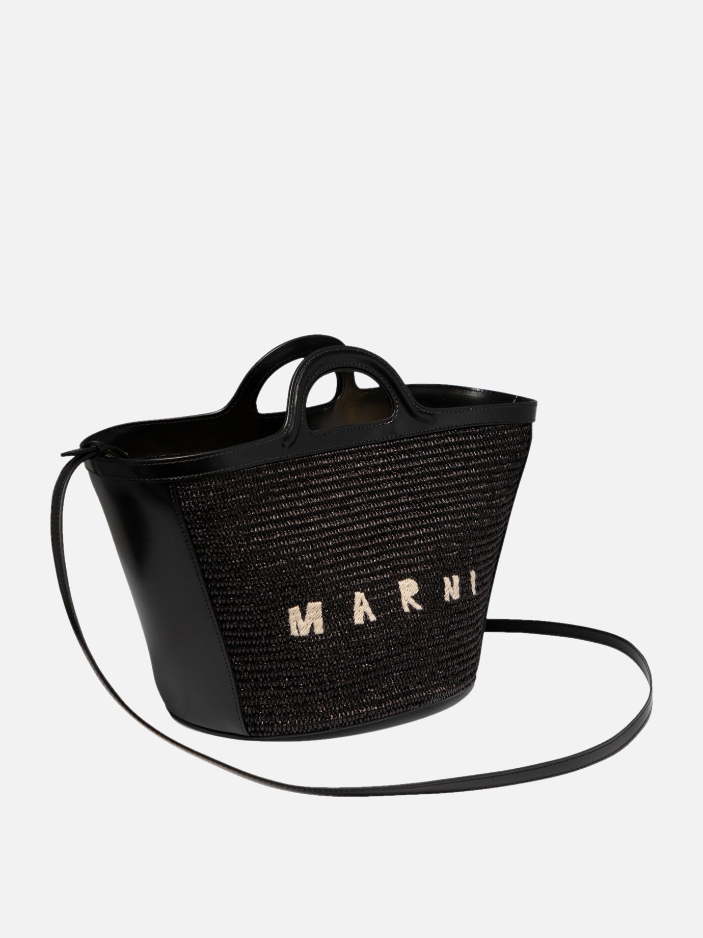 Large bags 100% cotton  Black - Marni Women | PDP | Replica Handbags  | Zoom-Modal_2
