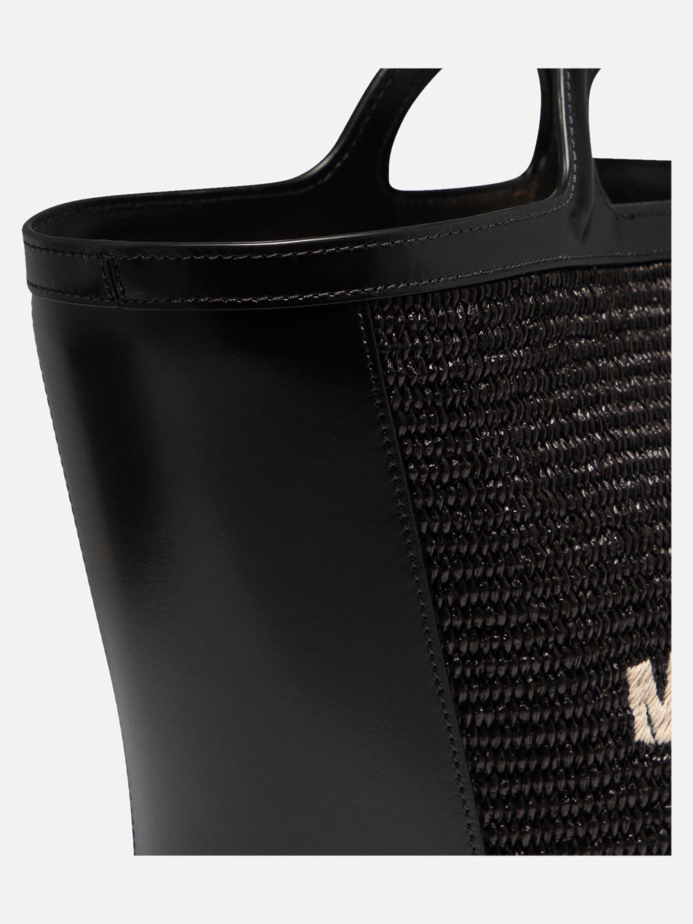 Large bags 100% cotton  Black - Marni Women | PDP | Replica Handbags  | Zoom-Modal_4
