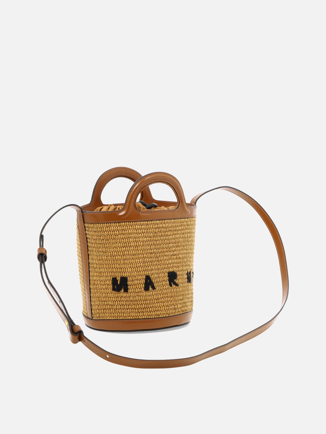 Mini bags 52% cotton 48% polyamide - 100% leather - Lining: 100% cotton  Beige - Marni Women | PDP | Replica Handbags  | Zoom-Modal_2
