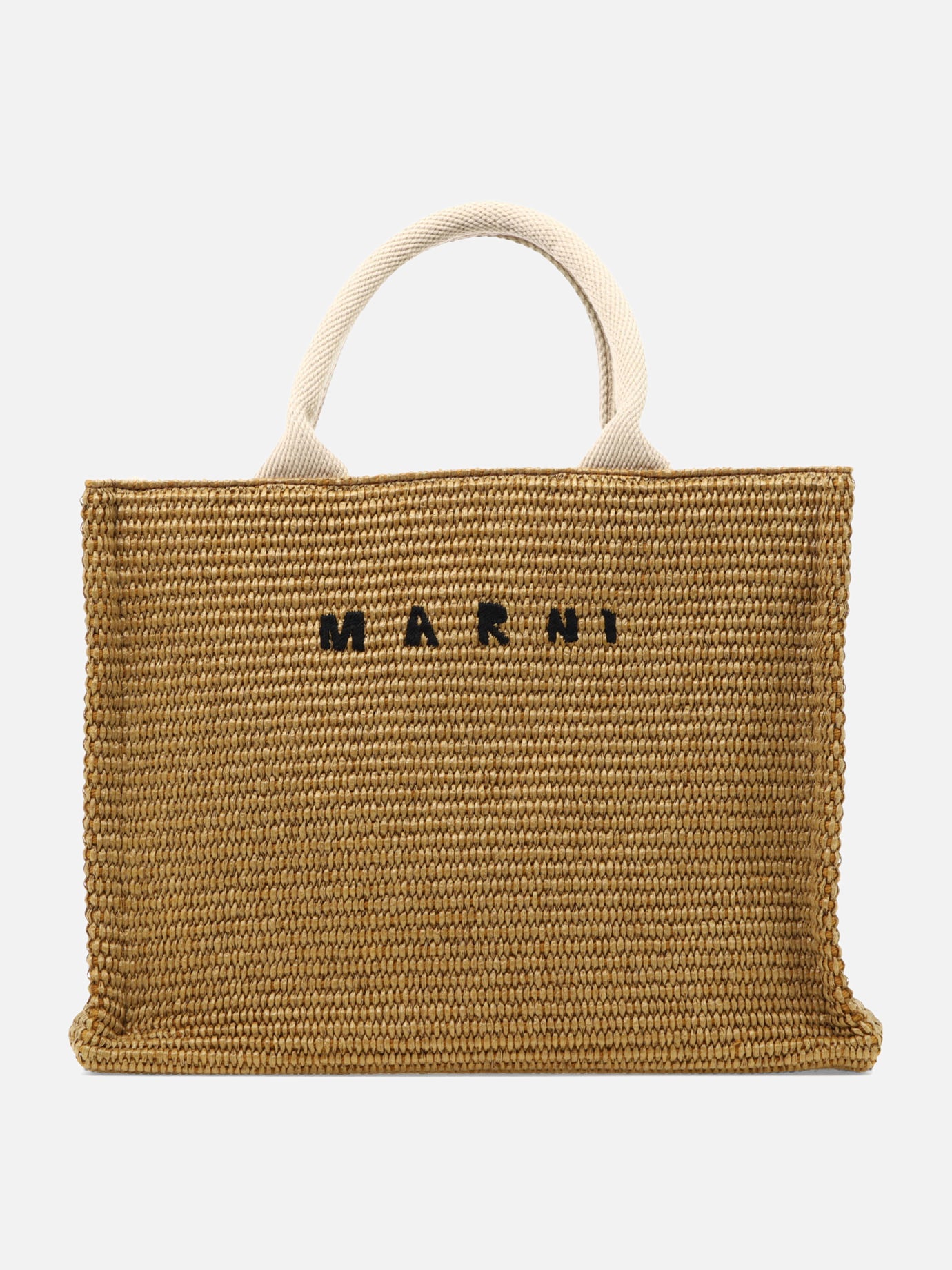 Medium bags Logo  Beige - Marni Women | PDP | Replica Handbags  | Zoom-Modal
