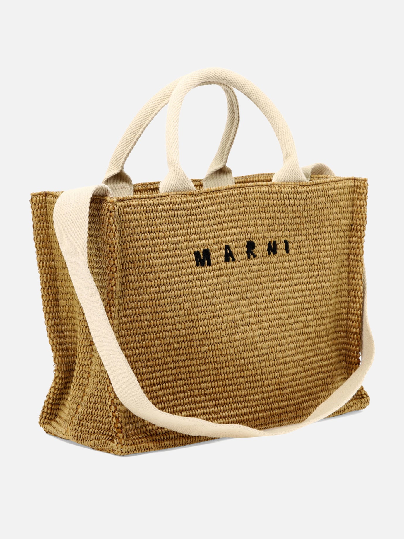Medium bags Logo  Beige - Marni Women | PDP | Replica Handbags  | Zoom-Modal_2
