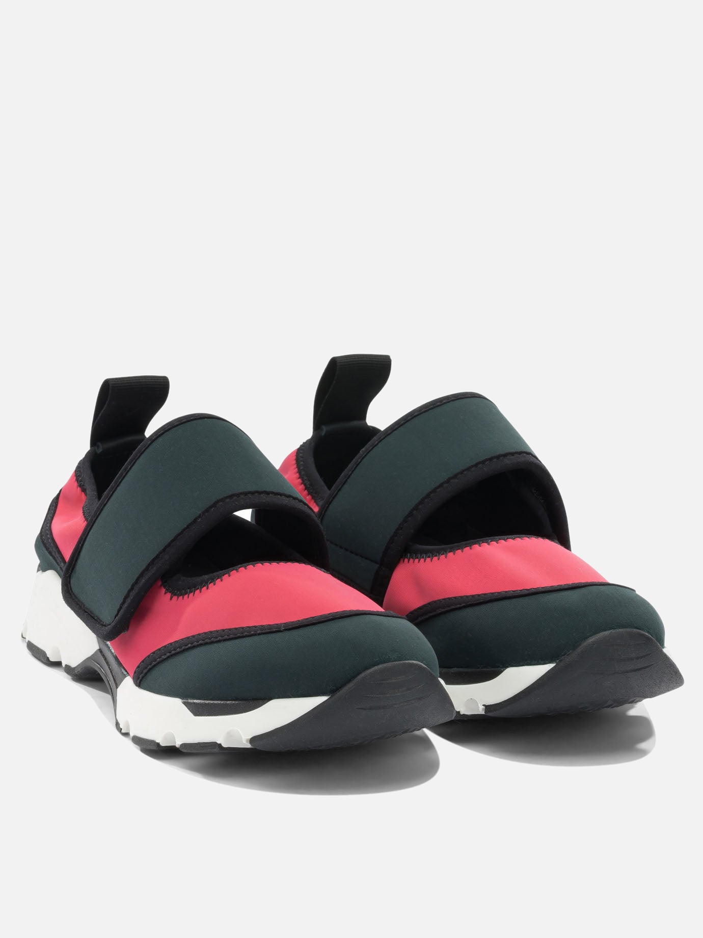 Low top sneakers 80% polyamide 20% elastane - 100% rubber  Blue - Marni Women | PDP | Replica Handbags  | 2
