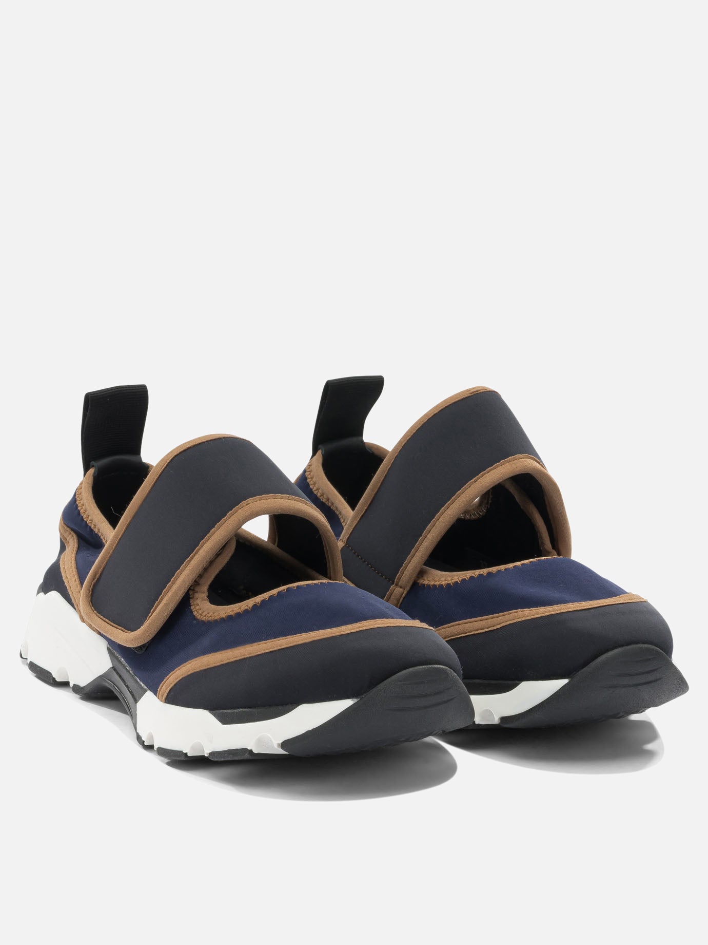 Low top sneakers 80% polyamide 20% elastane - 100% rubber  Blue - Marni Women | PDP | Replica Handbags  | thumbnail_2