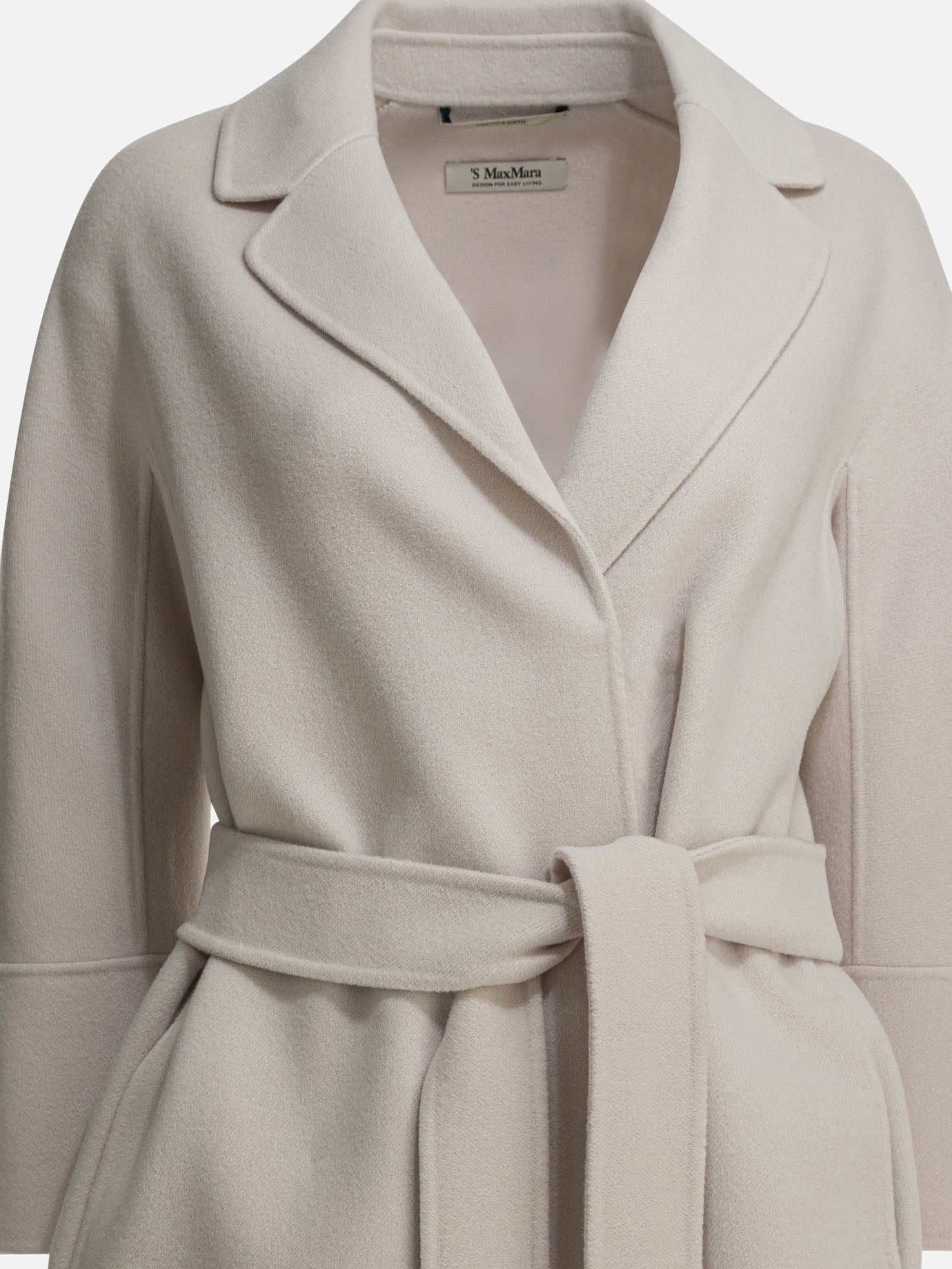 Short coats Solid colour  White - Max Mara S Women | PDP | Replica Handbags  | Zoom-Modal_3

