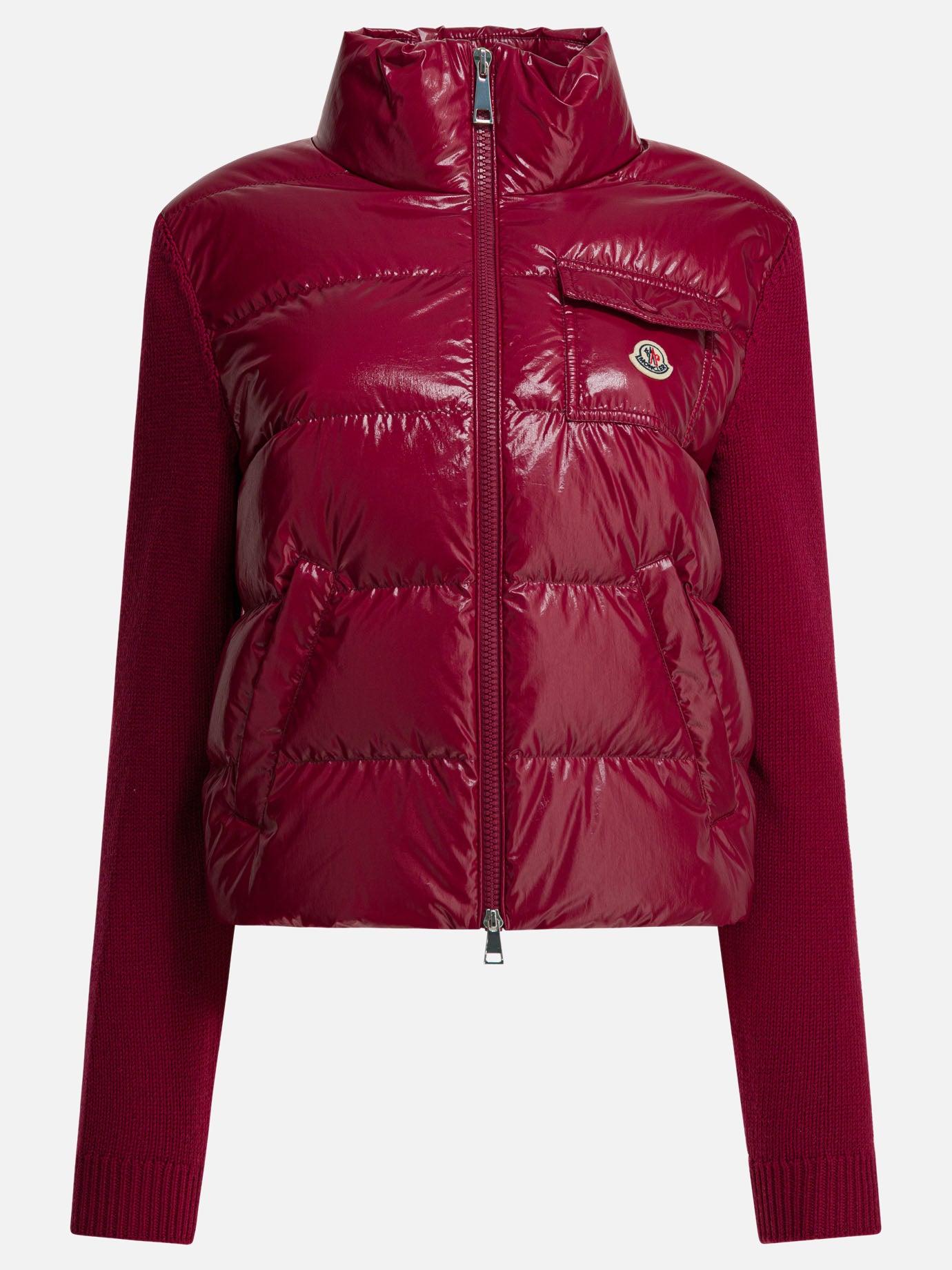 Down jackets Logo  Fuchsia - Moncler Women | PLP | Replica Handbags  
