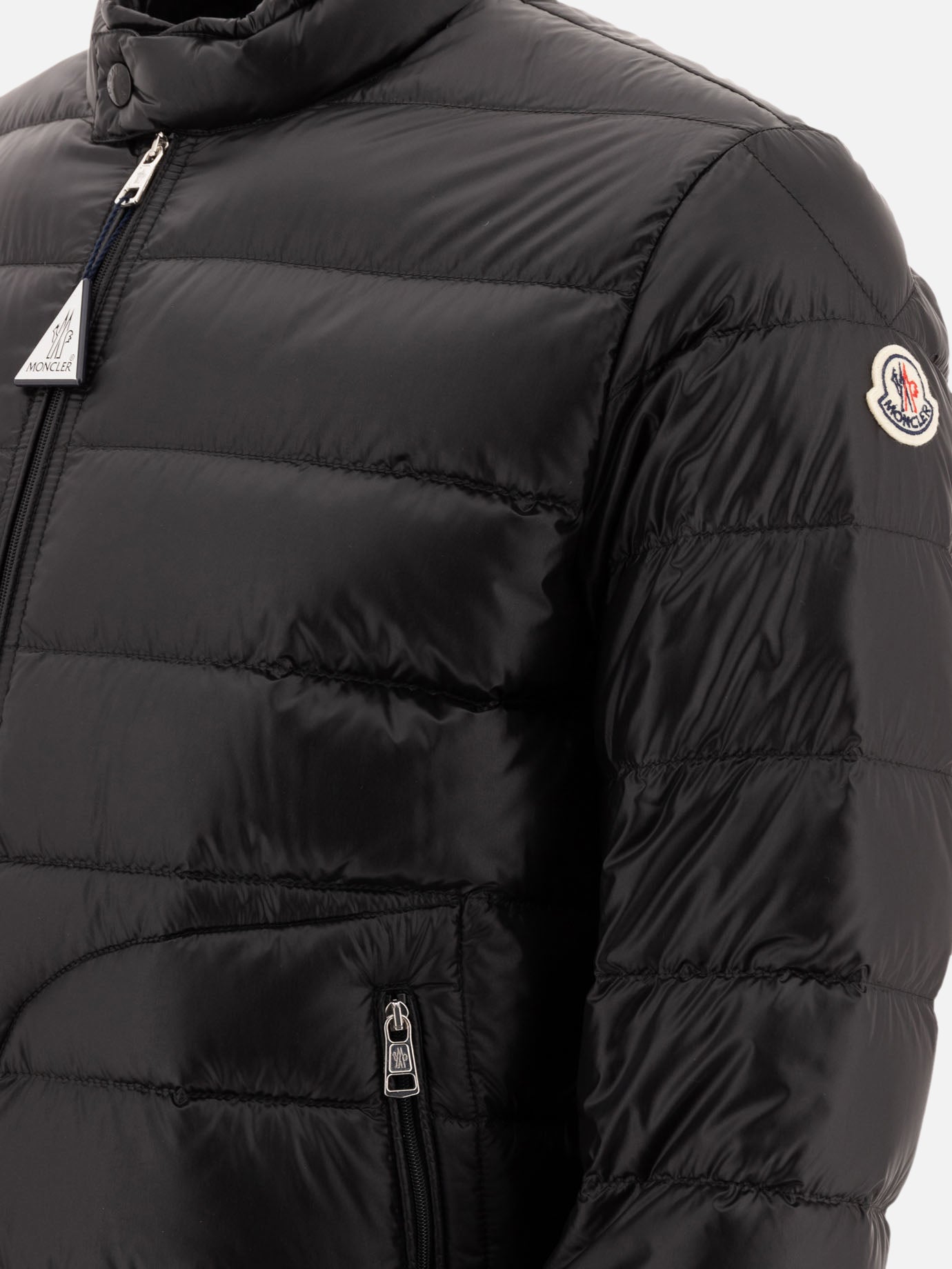Down jackets Logo  Black - Moncler Men | PDP | Replica Handbags  | Zoom-Modal_4
