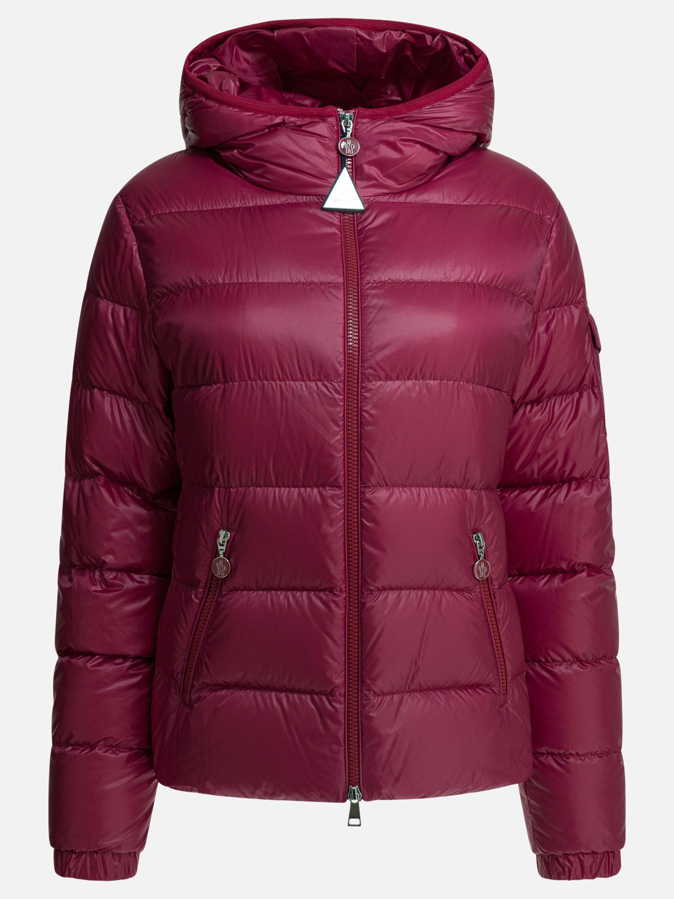 Down jackets Logo  Fuchsia - Moncler Women | PDP | Replica Handbags  | thumbnail