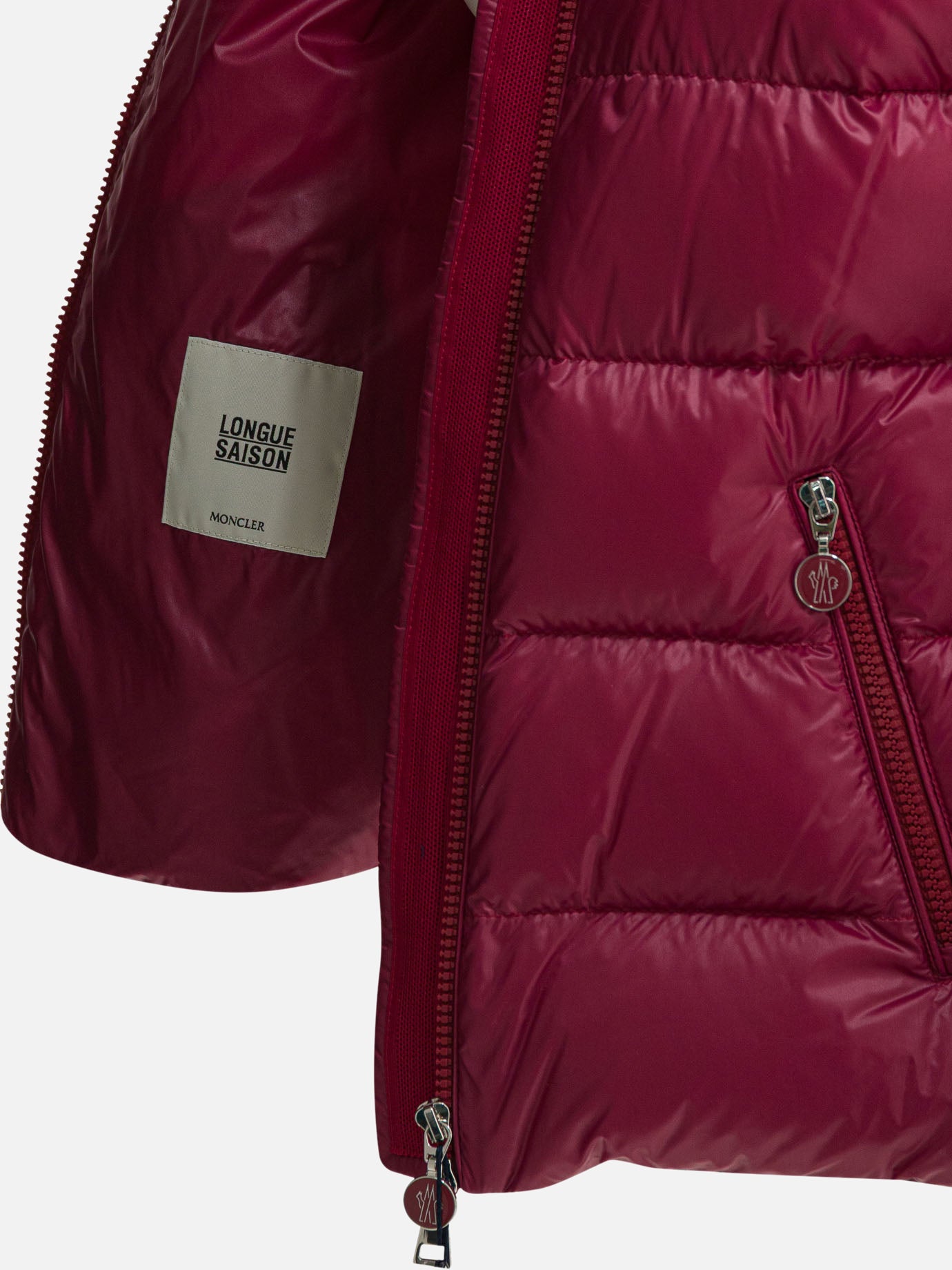 Down jackets Logo  Fuchsia - Moncler Women | PDP | Replica Handbags  | Zoom-Modal_3
