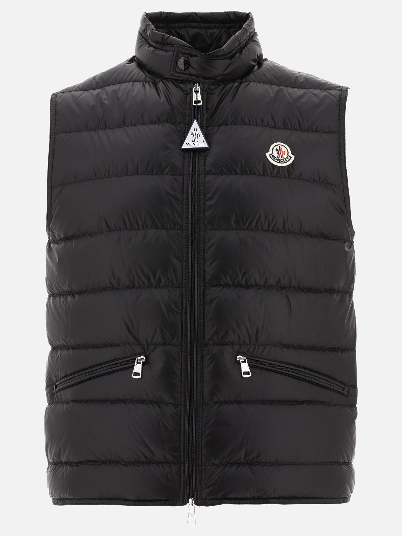Vest jackets Logo  Black - Moncler Men | PDP | Replica Handbags  | thumbnail