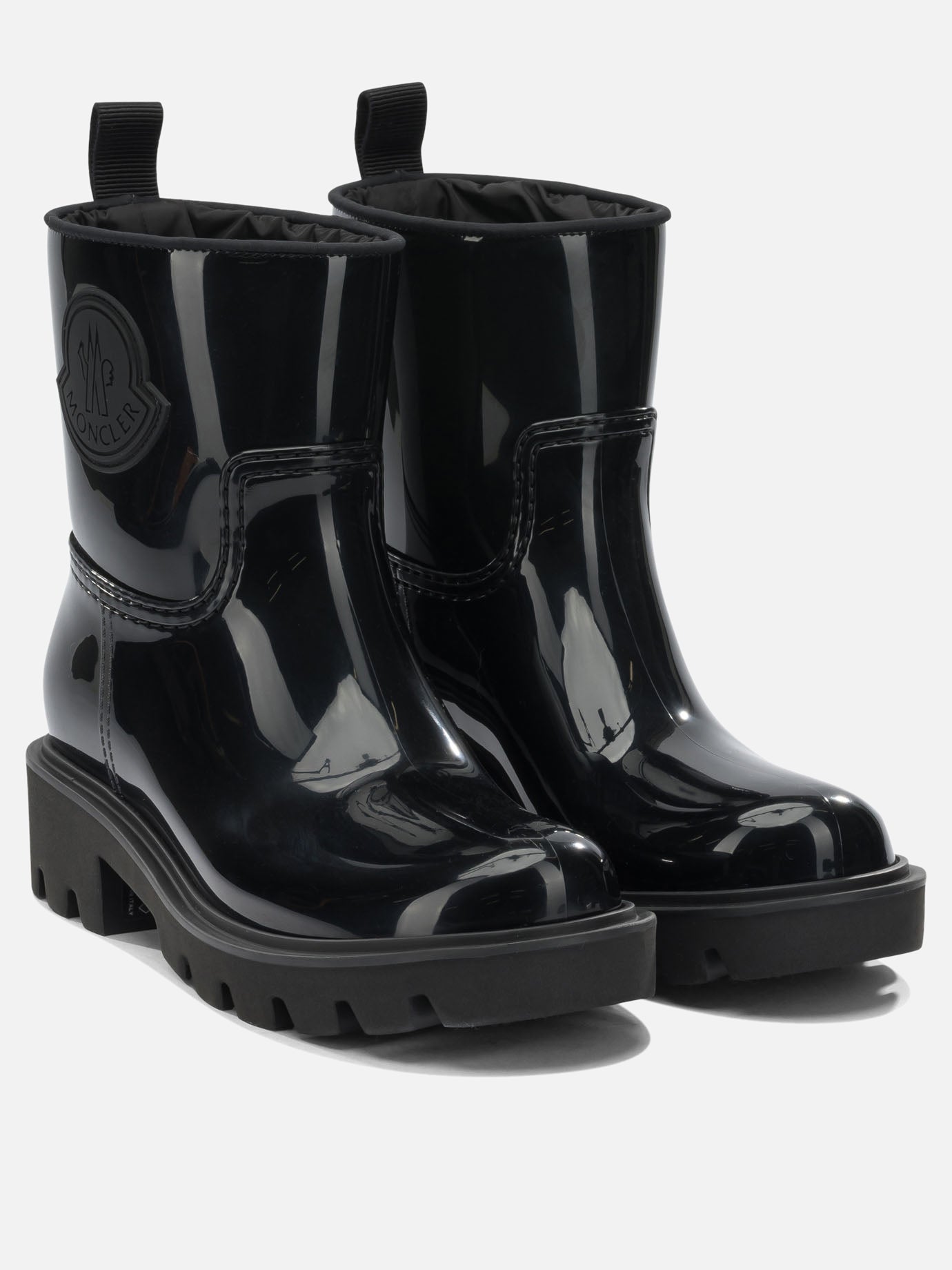 Rain boots 100% polyamide - 100% rubber  Black - Moncler Women | PDP | Replica Handbags  | 2
