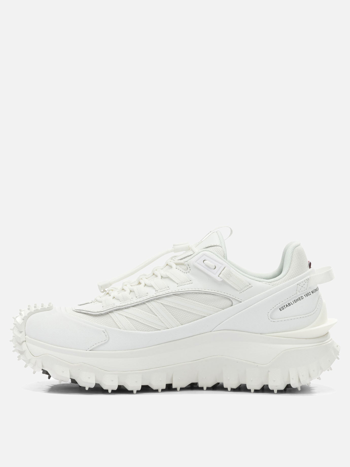 Low top sneakers 100% polyamide - 100% rubber  White - Moncler Men | PDP | Replica Handbags  | thumbnail_3