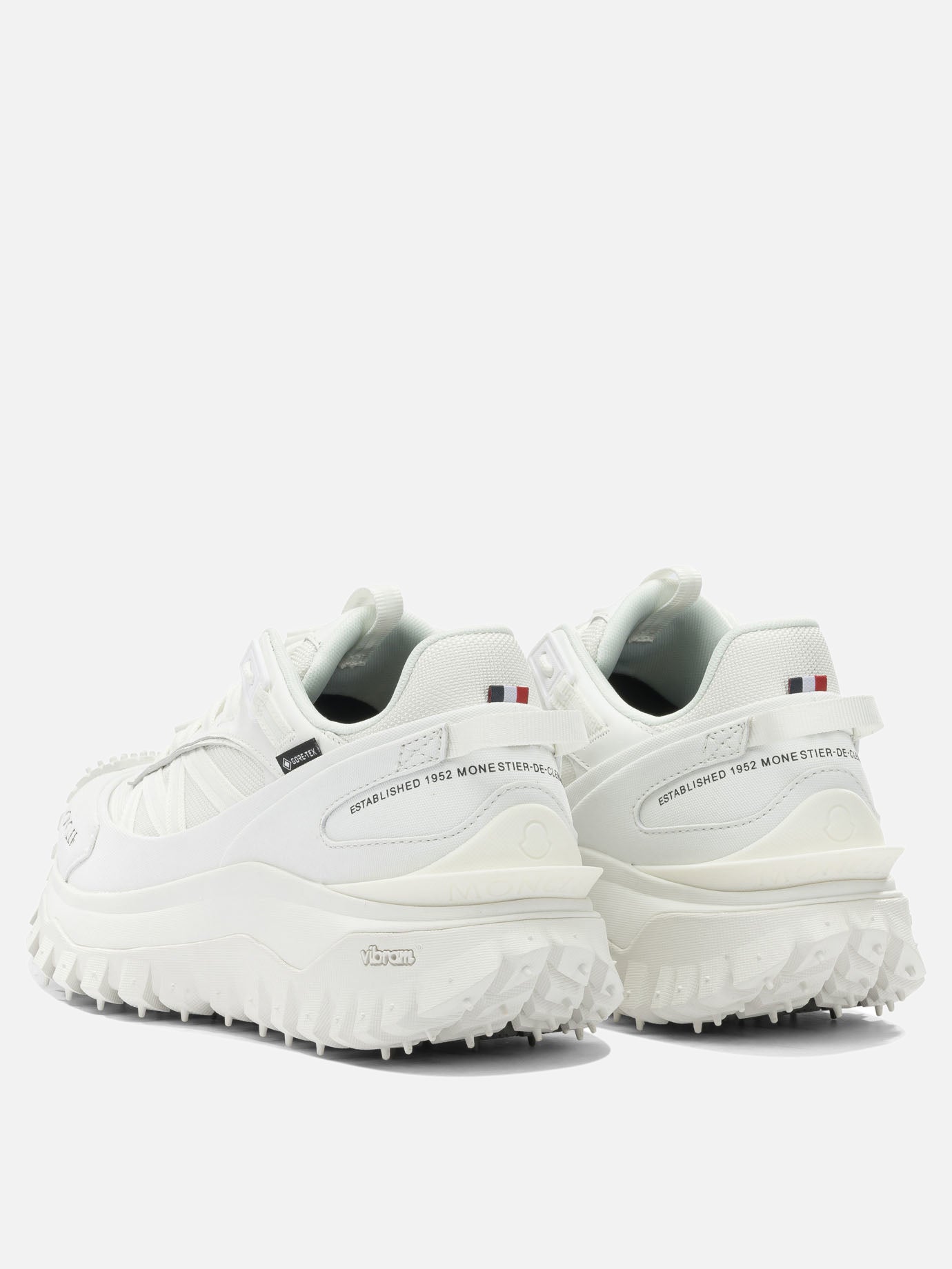 Low top sneakers 100% polyamide - 100% rubber  White - Moncler Men | PDP | Replica Handbags  | thumbnail_4
