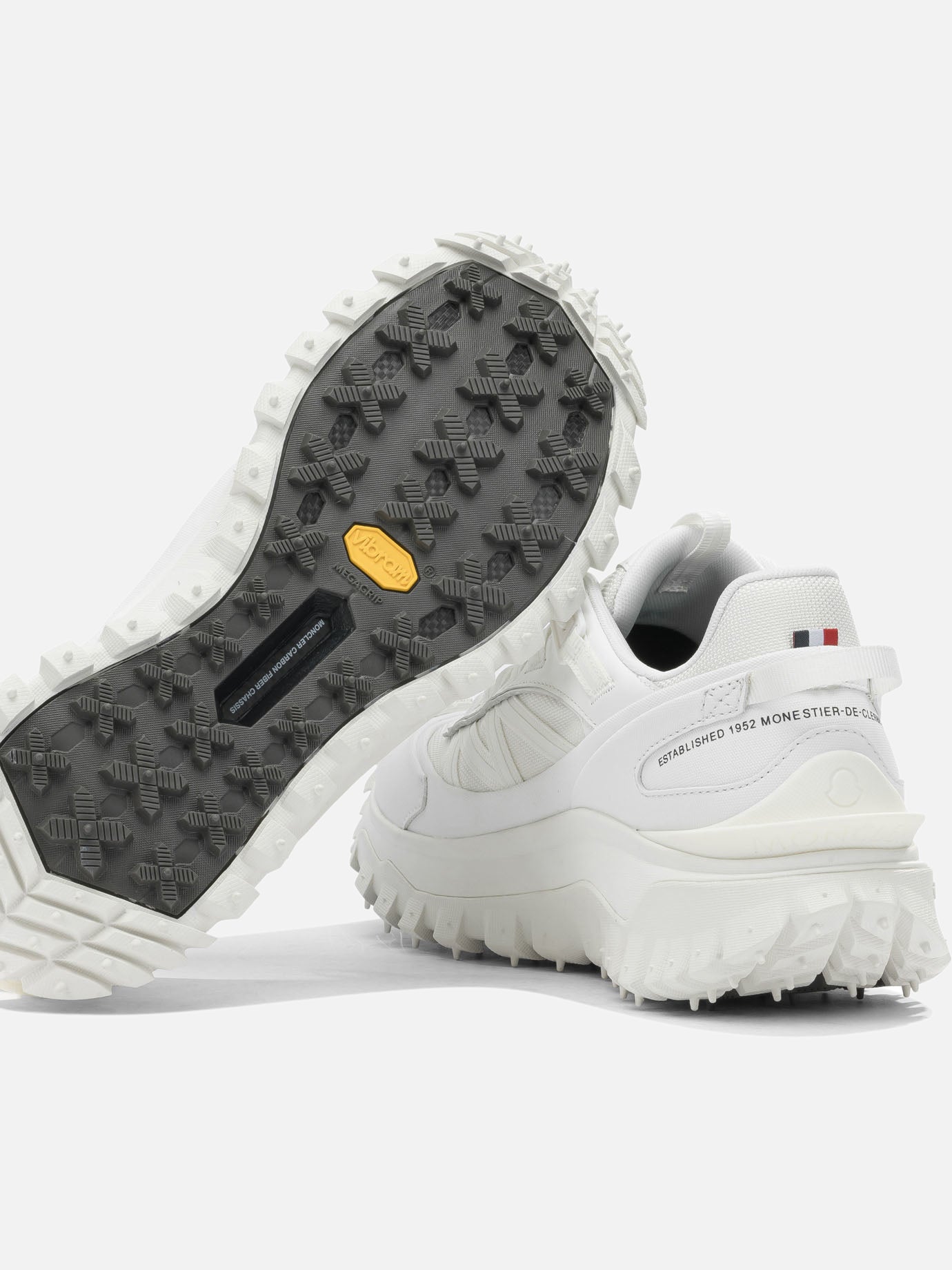 Low top sneakers 100% polyamide - 100% rubber  White - Moncler Men | PDP | Replica Handbags  | thumbnail_5