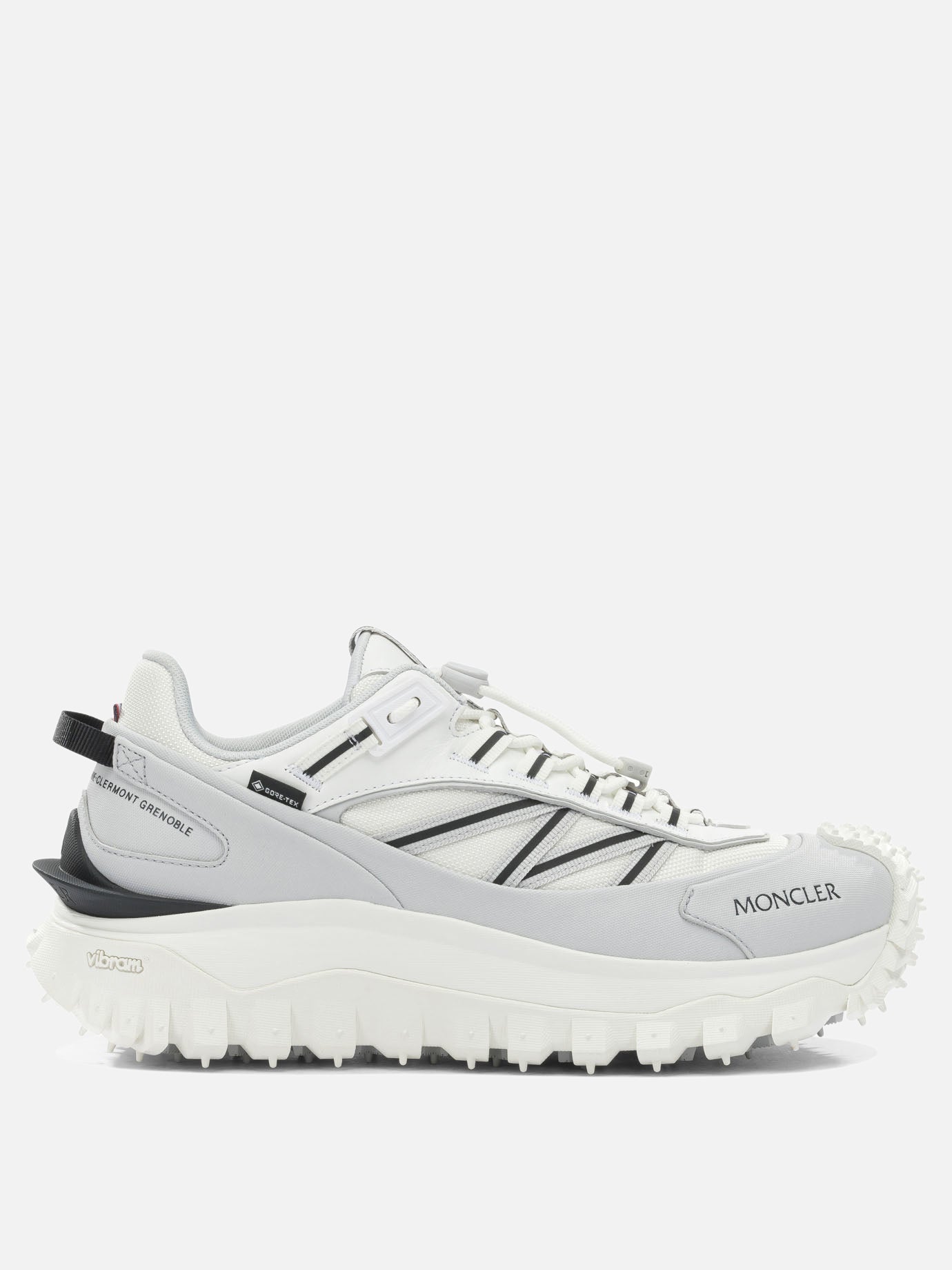 Low top sneakers 100% polyamide - 100% rubber  White - Moncler Men | PDP | Replica Handbags  | thumbnail