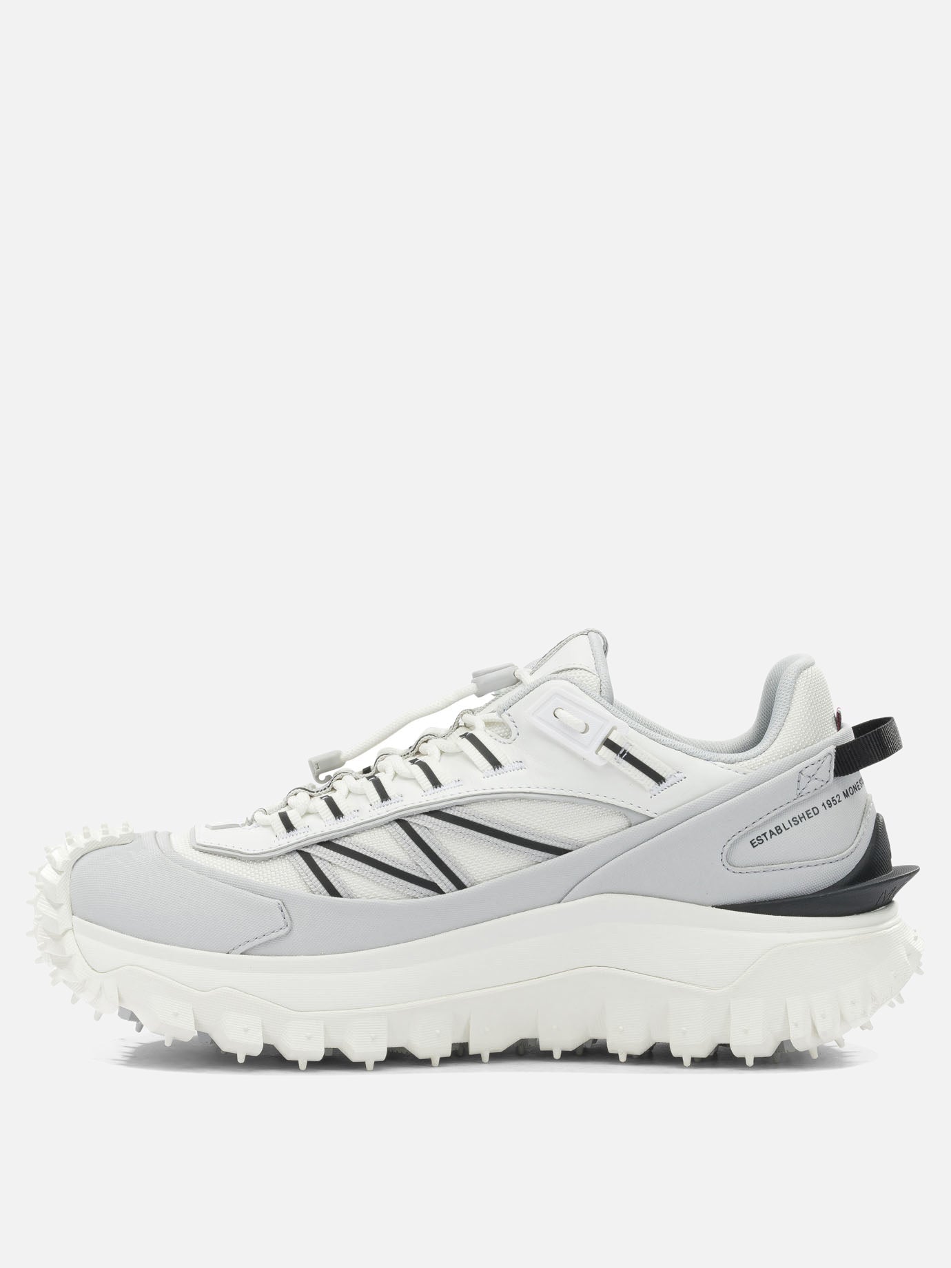 Low top sneakers 100% polyamide - 100% rubber  White - Moncler Men | PDP | Replica Handbags  | Zoom-Modal_3
