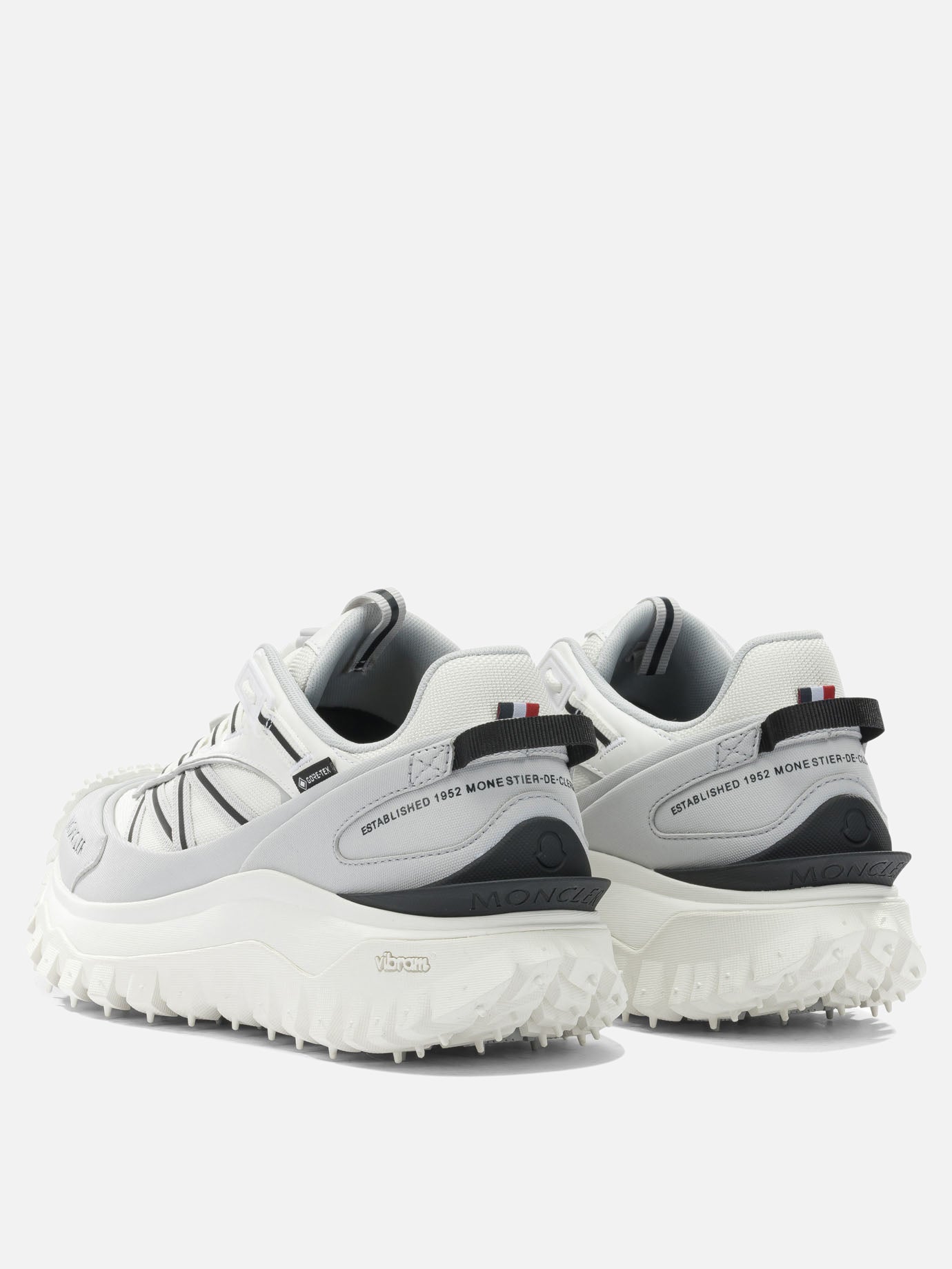Low top sneakers 100% polyamide - 100% rubber  White - Moncler Men | PDP | Replica Handbags  | thumbnail_4