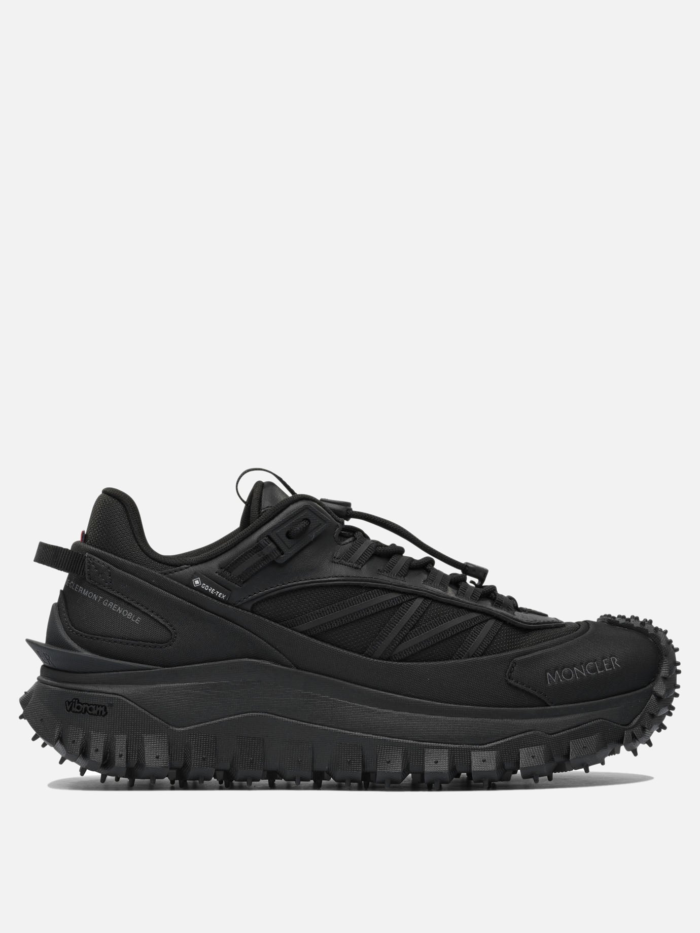 Low top sneakers 100% polyamide - 100% rubber  Black - Moncler Men | PDP | Replica Handbags  | thumbnail
