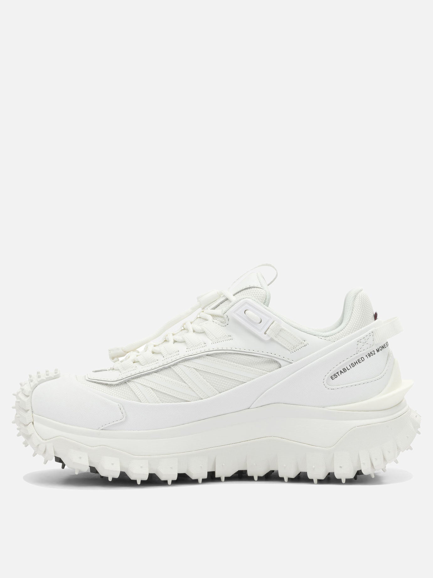 Low top sneakers 60% nylon 40% leather - 100% rubber  White - Moncler Women | PDP | Replica Handbags  | thumbnail_3