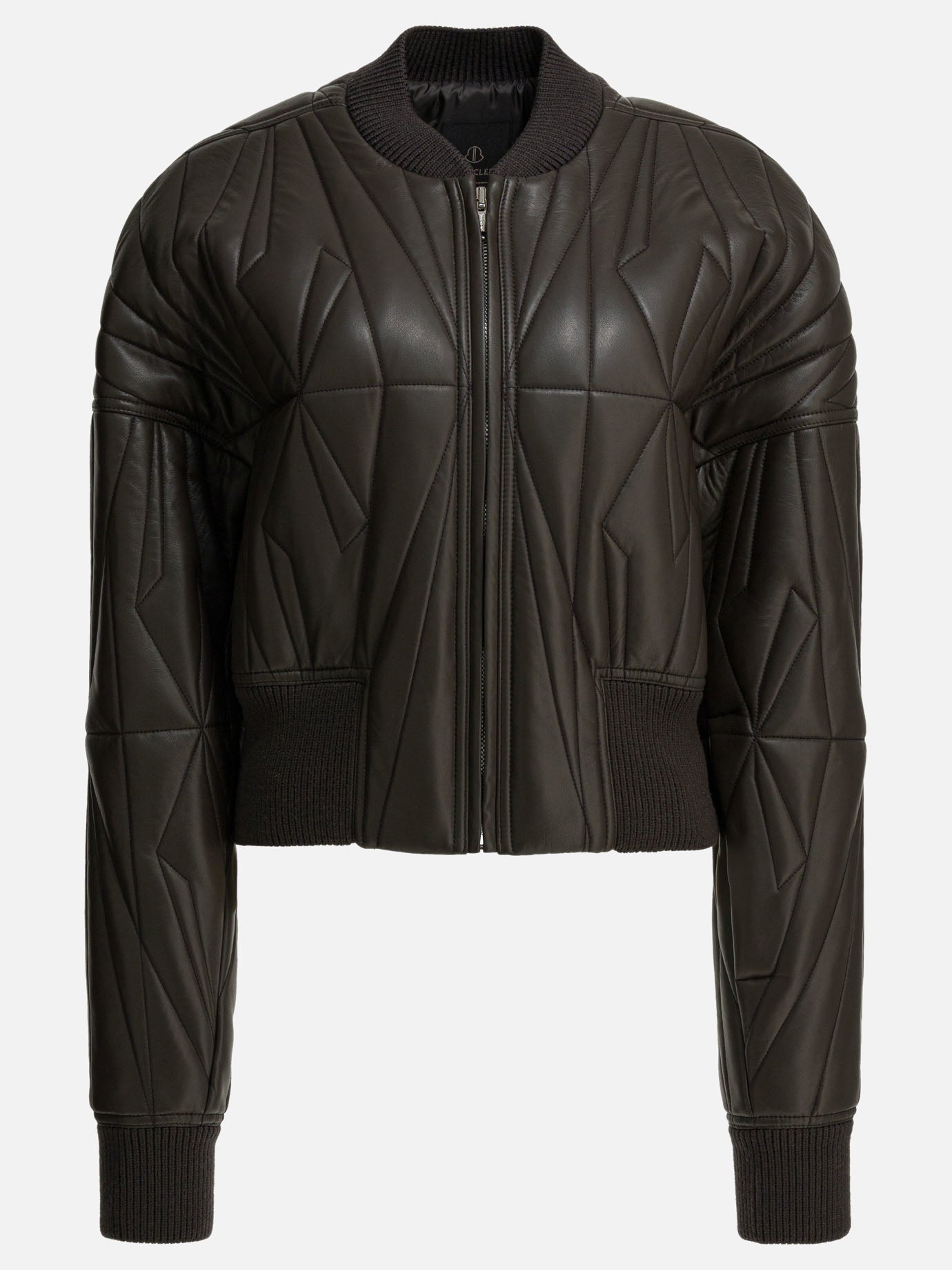 Leather jackets Solid colour  Grey - Rick Owens Women | PDP | Replica Handbags  | thumbnail