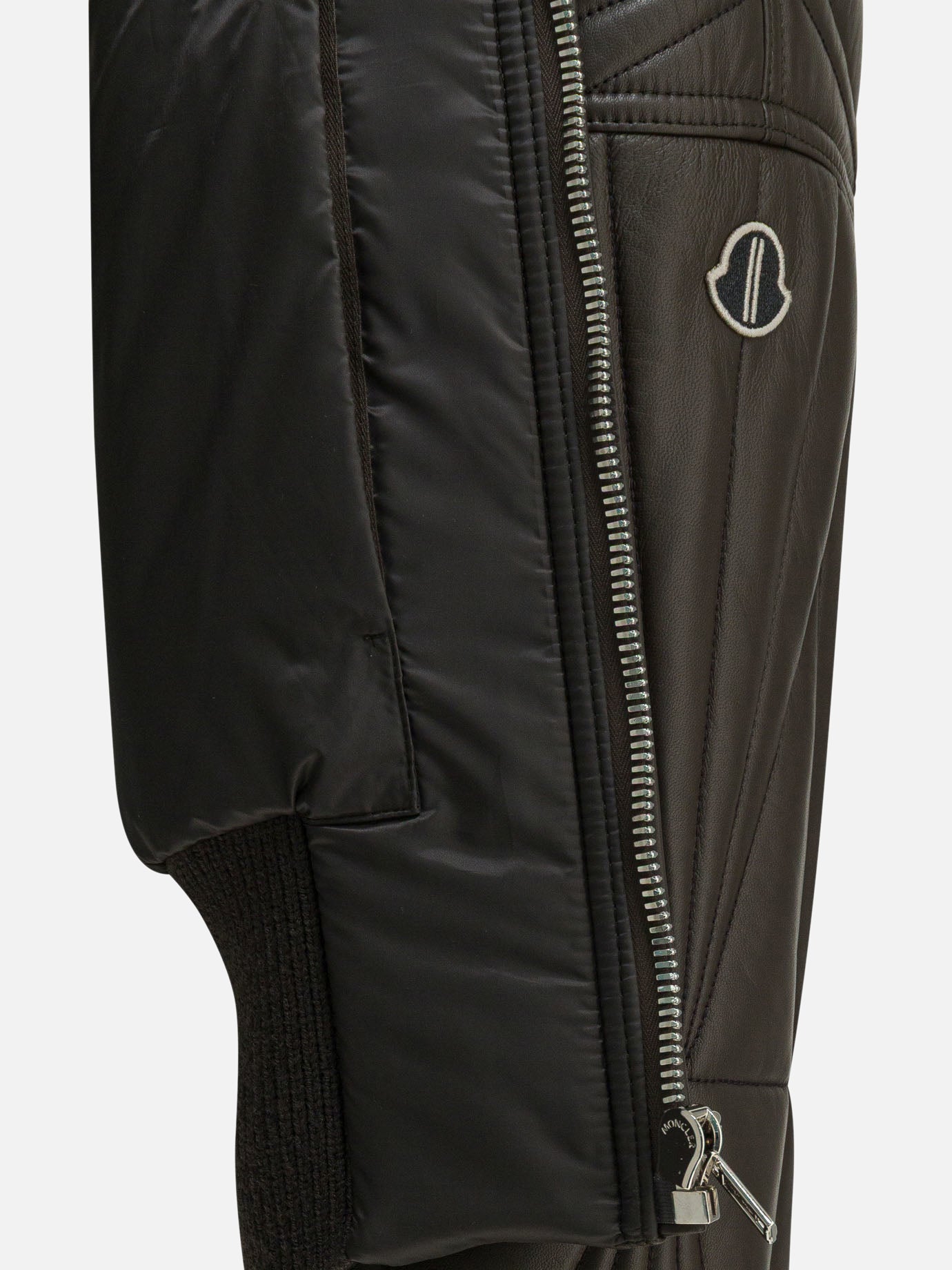 Leather jackets Solid colour  Grey - Rick Owens Women | PDP | Replica Handbags  | Zoom-Modal_4
