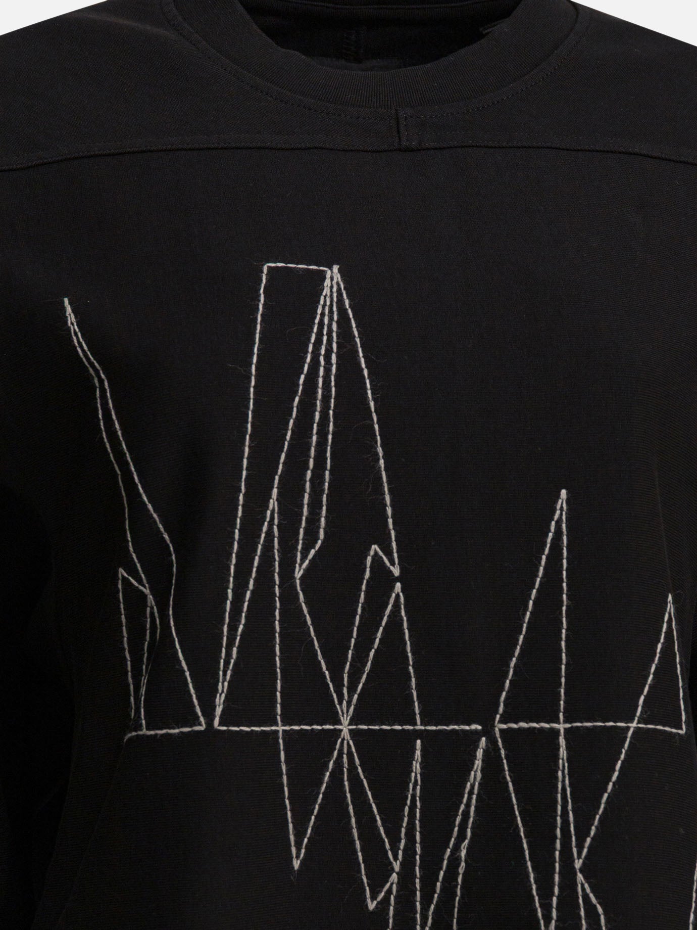 Crewneck t-shirts Graphics  Black - Rick Owens Women | PDP | Replica Handbags  | Zoom-Modal_3
